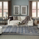 Benara Blue Hand Knotted Rug RUGS - wool Momeni