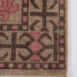 Benara Pink Hand Knotted Rug RUGS - wool Momeni