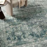 Joanna Gaines x Loloi Banks Blue / Lagoon Rug RUGS - synthetic Loloi