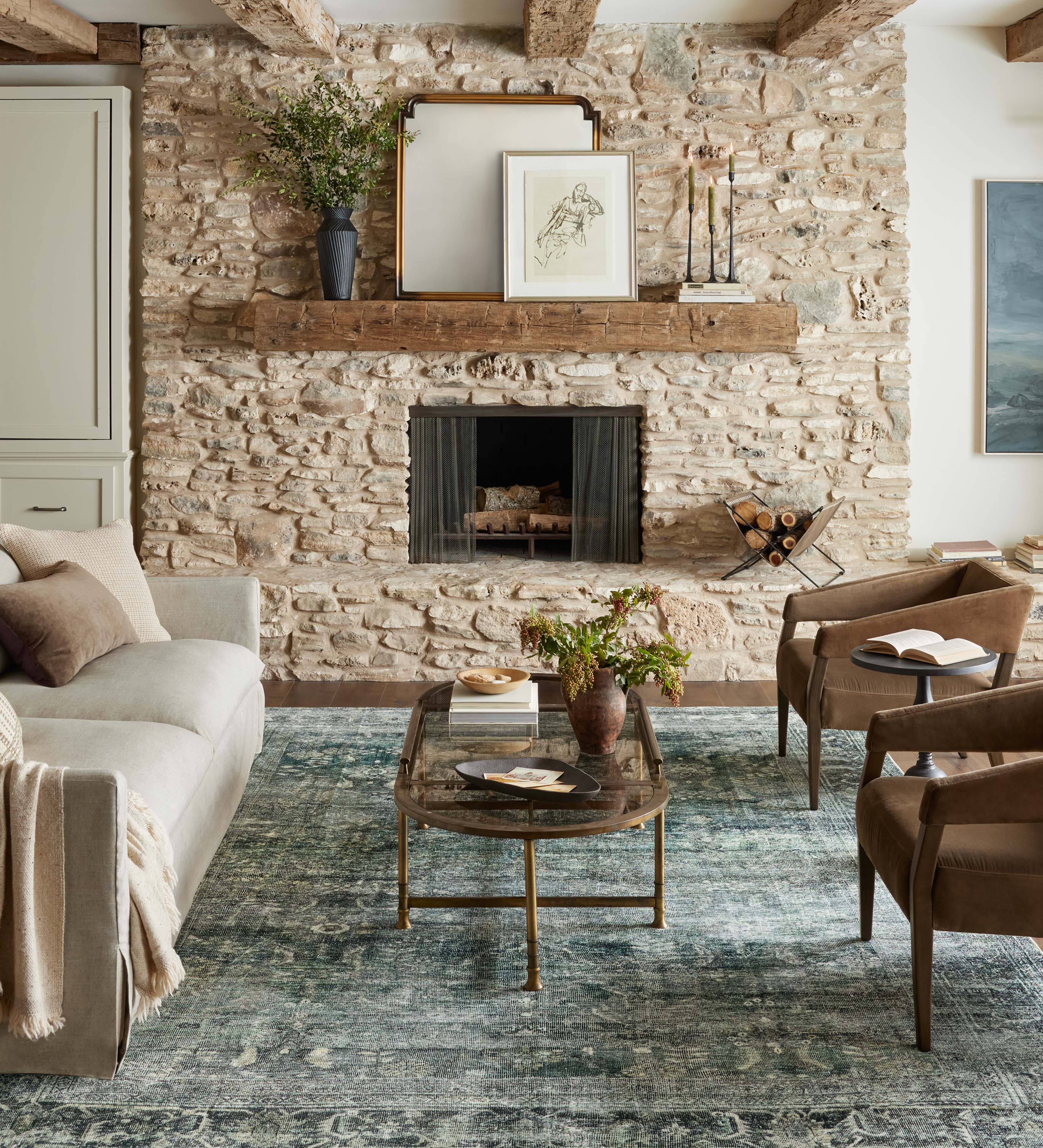 Joanna Gaines x Loloi Banks Blue / Lagoon Rug