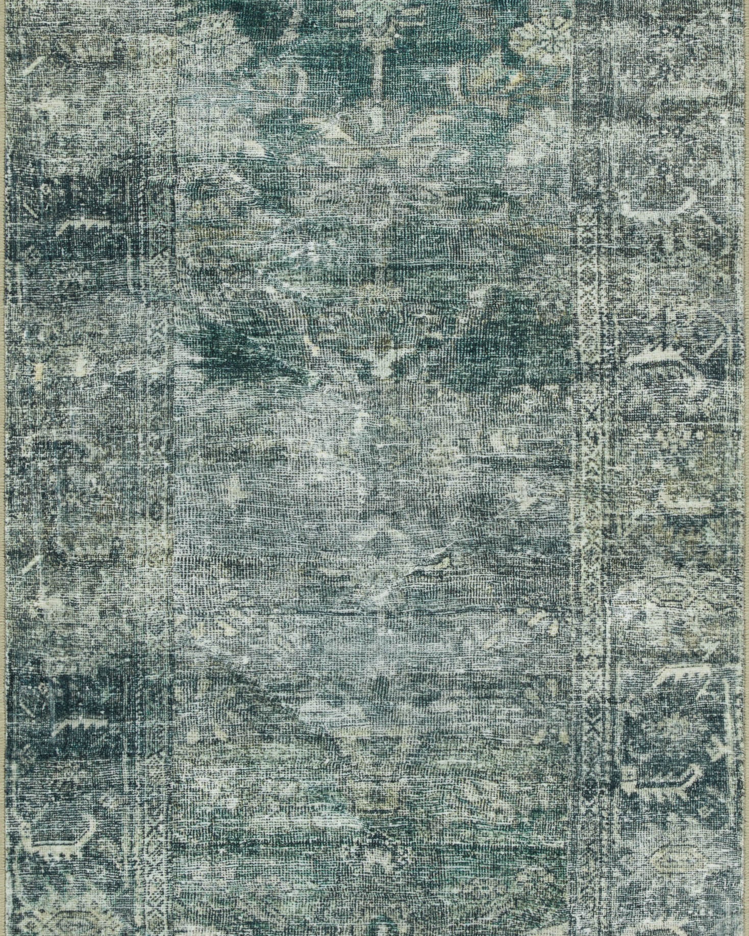 Magnolia Home by Joanna Gaines x Loloi Banks Blue / Lagoon Rug 1 - RUGS - patterned Loloi