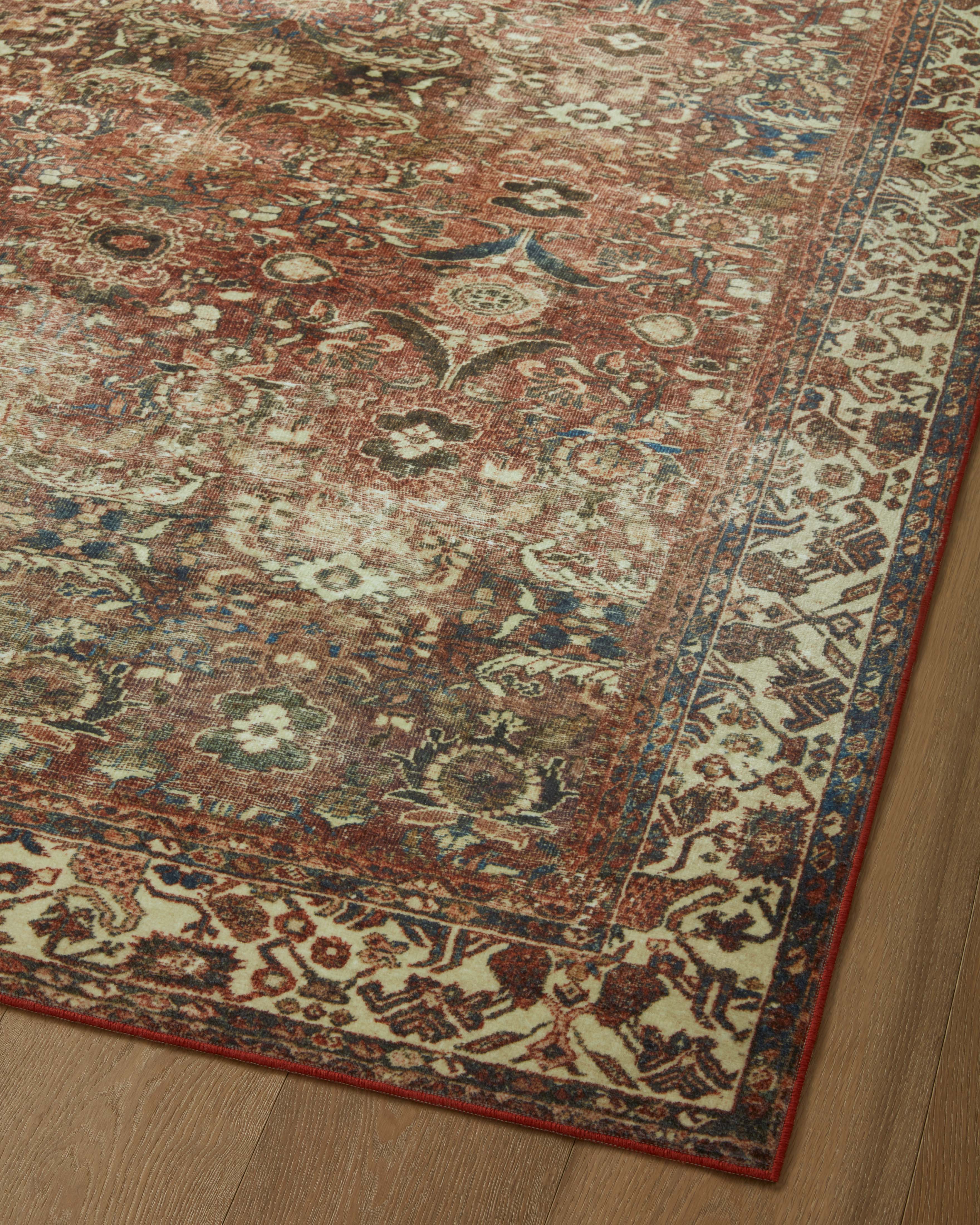 Joanna Gaines x Loloi Banks Brick / Ivory Rug RUGS - synthetic Loloi