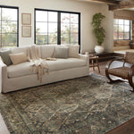 Joanna Gaines x Loloi Banks Spice / Blue Rug RUGS - synthetic Loloi