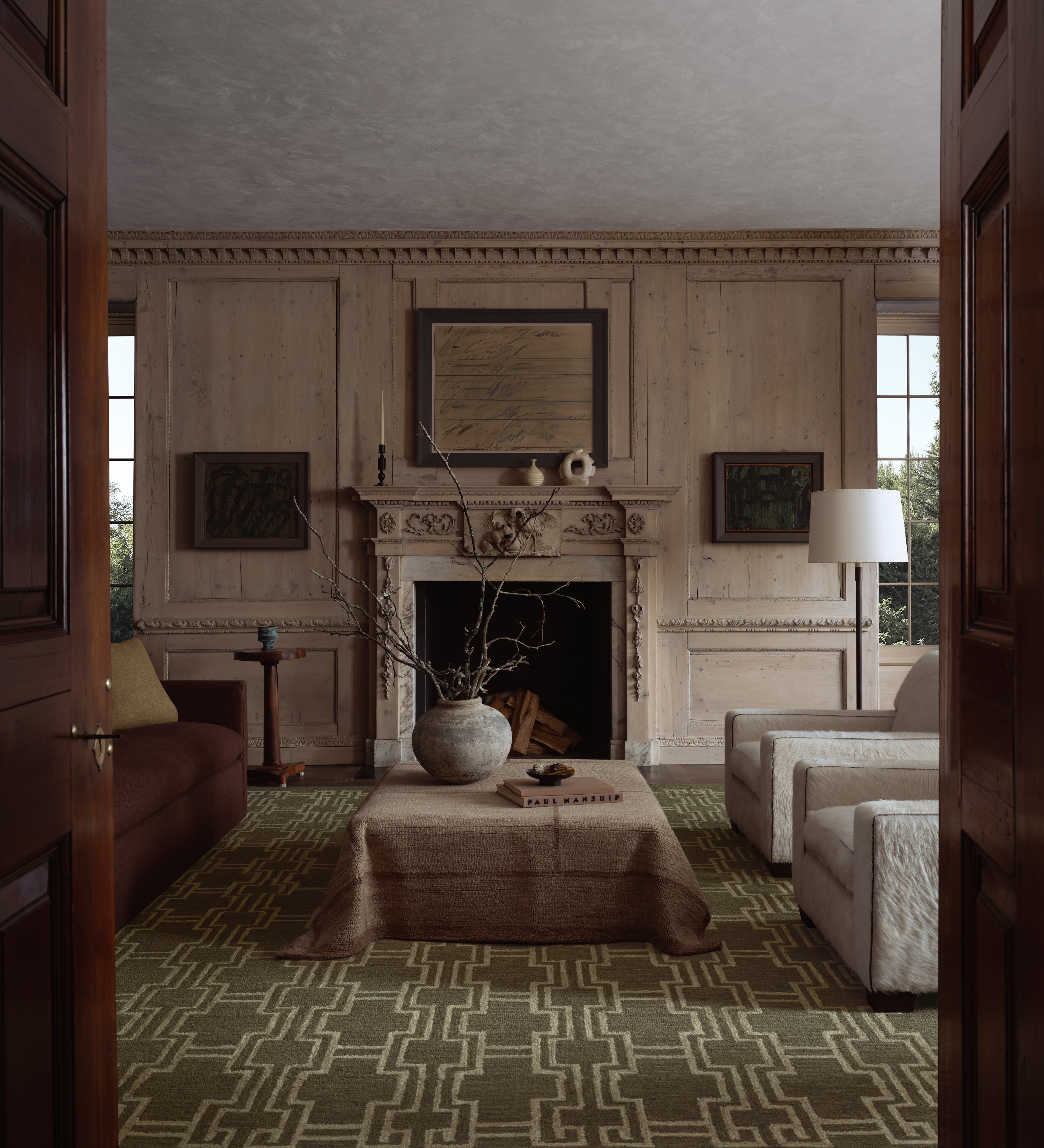 Jeremiah Brent x Loloi Barrow Moss / Beige Rug RUGS-geometric Loloi