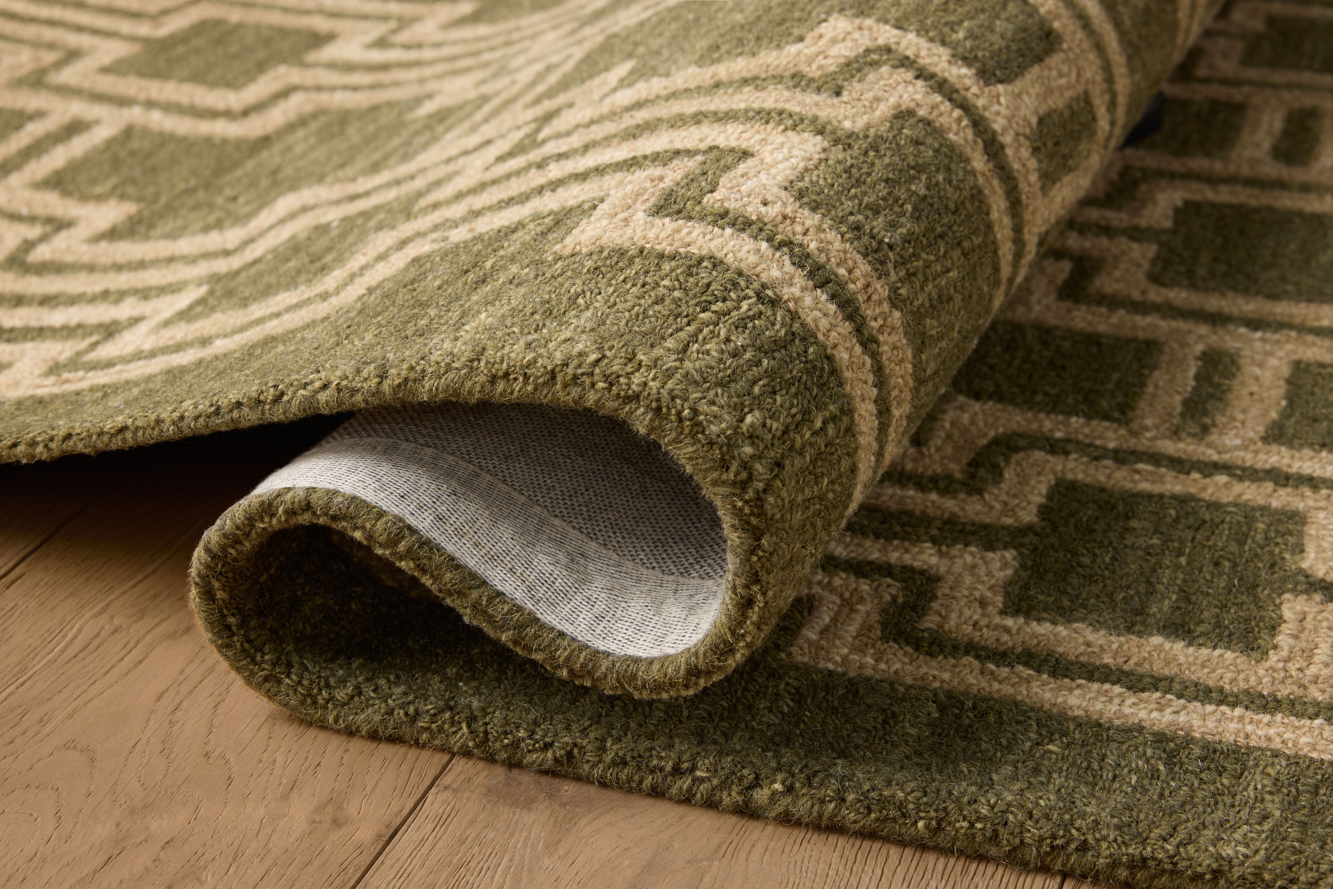 Jeremiah Brent x Loloi Barrow Moss / Beige Rug RUGS-geometric Loloi