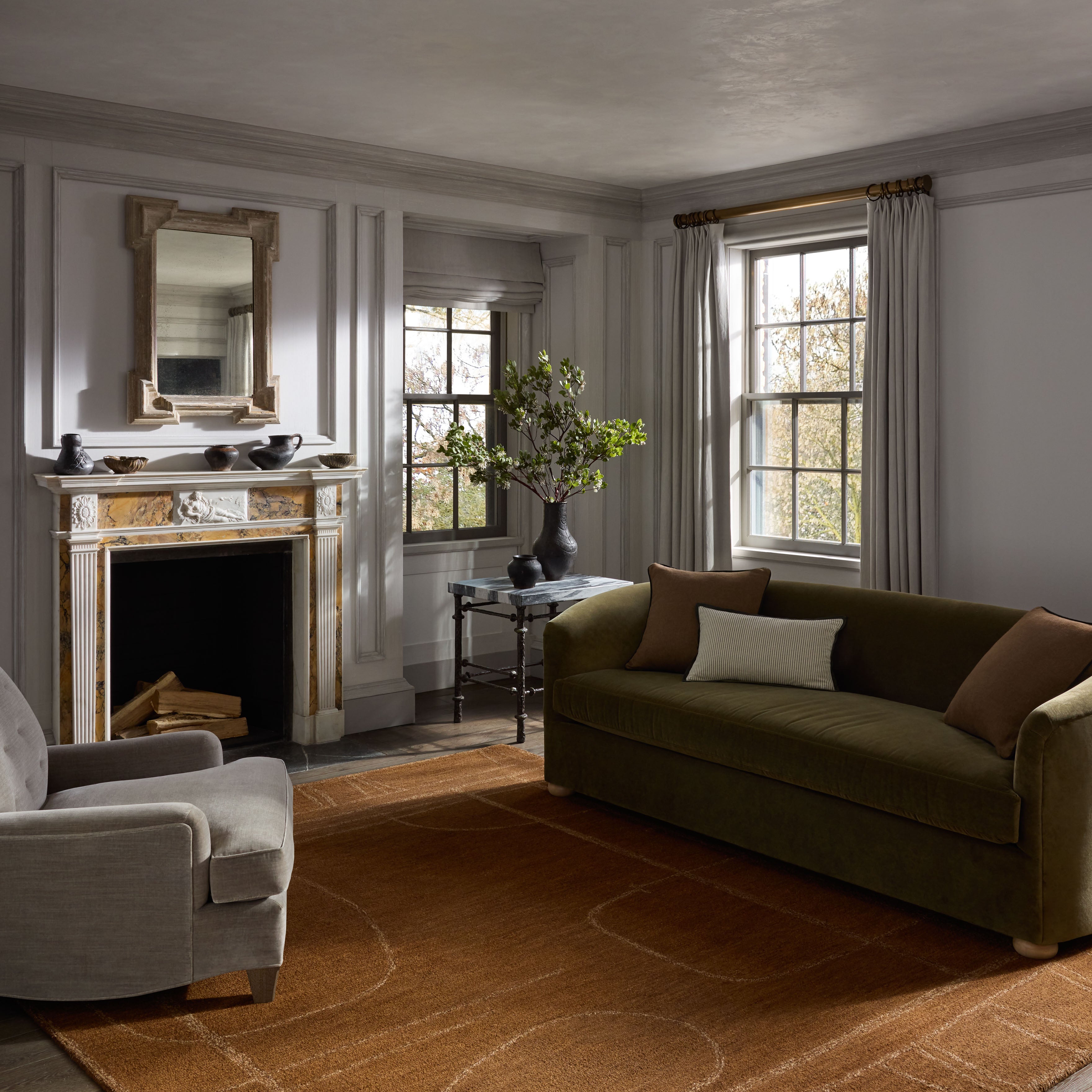 Jeremiah Brent x Loloi Barrow Clay / Natural Rug RUGS-geometric Loloi