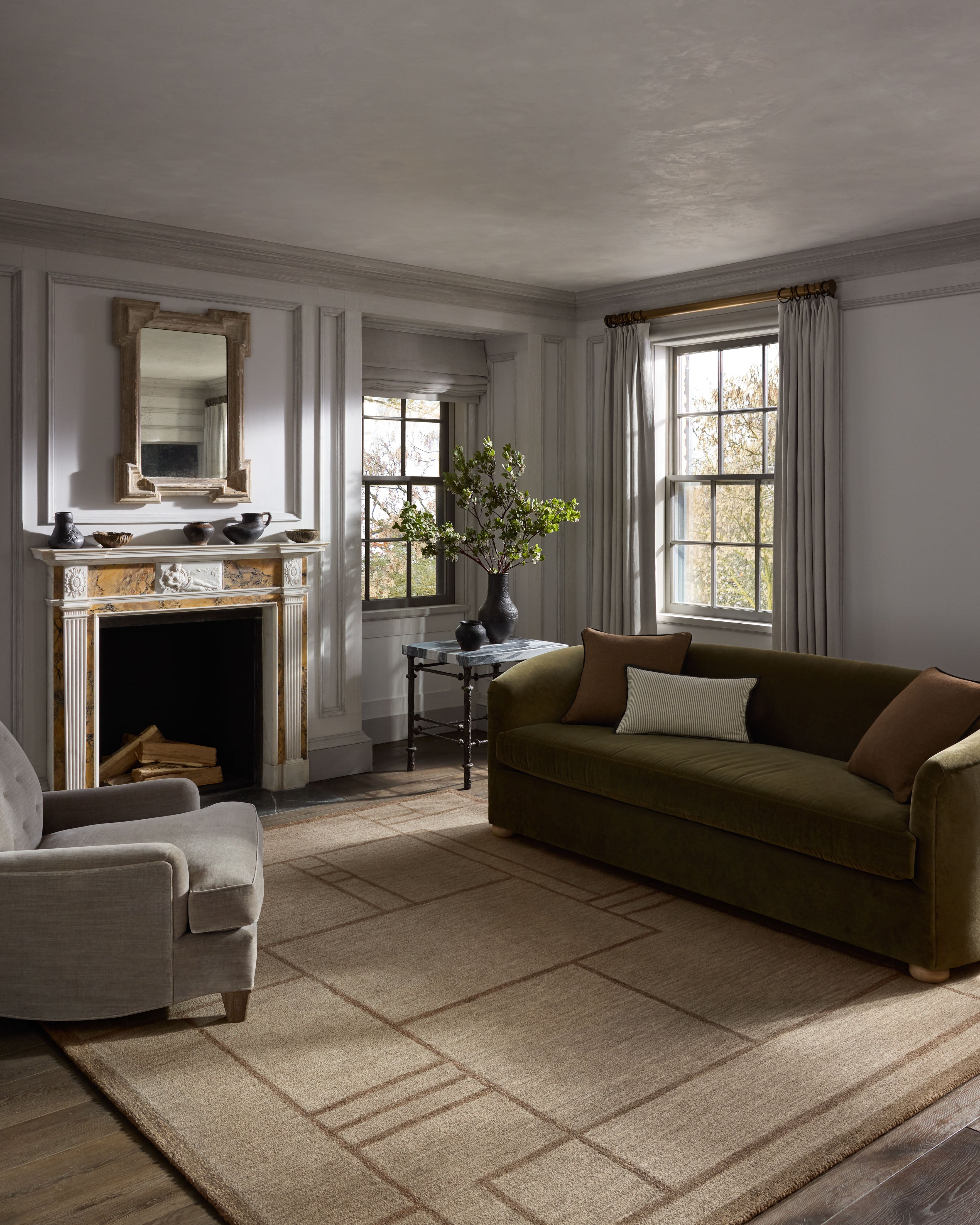 Jeremiah Brent x Loloi Barrow Beige / Taupe Rug RUGS-geometric Loloi