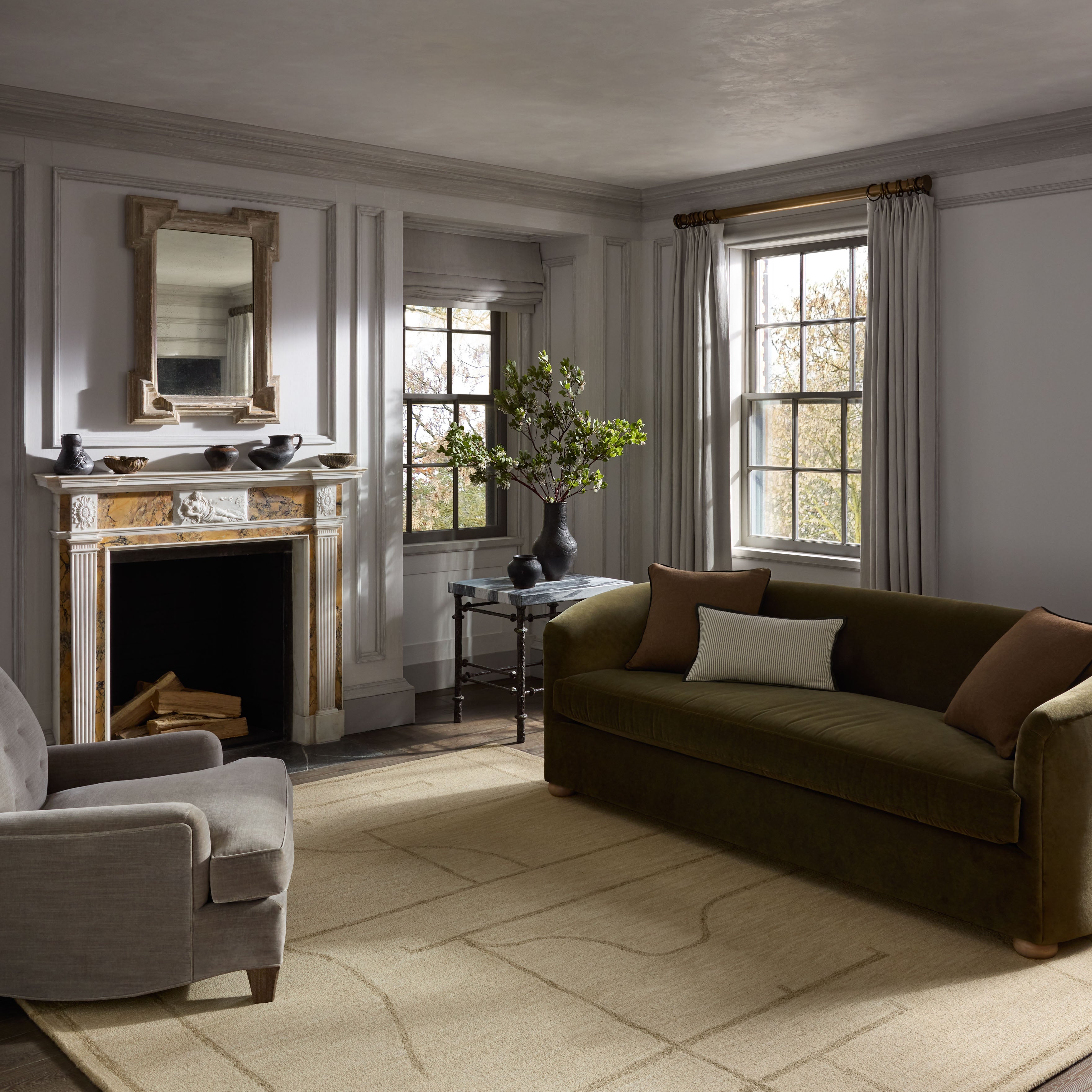 Jeremiah Brent x Loloi Barrow Ivory / Taupe Rug RUGS-geometric Loloi