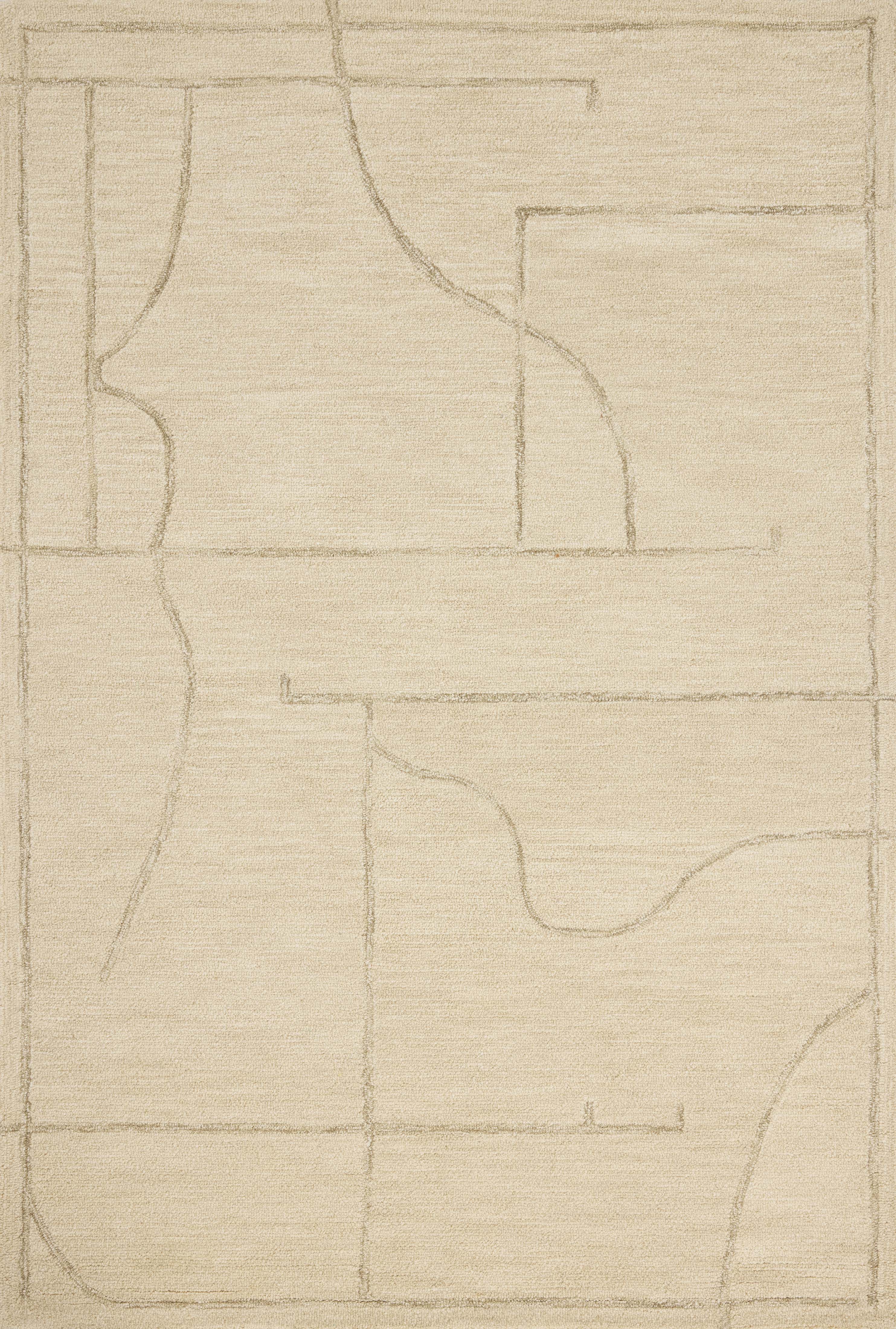 Jeremiah Brent x Loloi Barrow Ivory / Taupe Rug RUGS-geometric Loloi