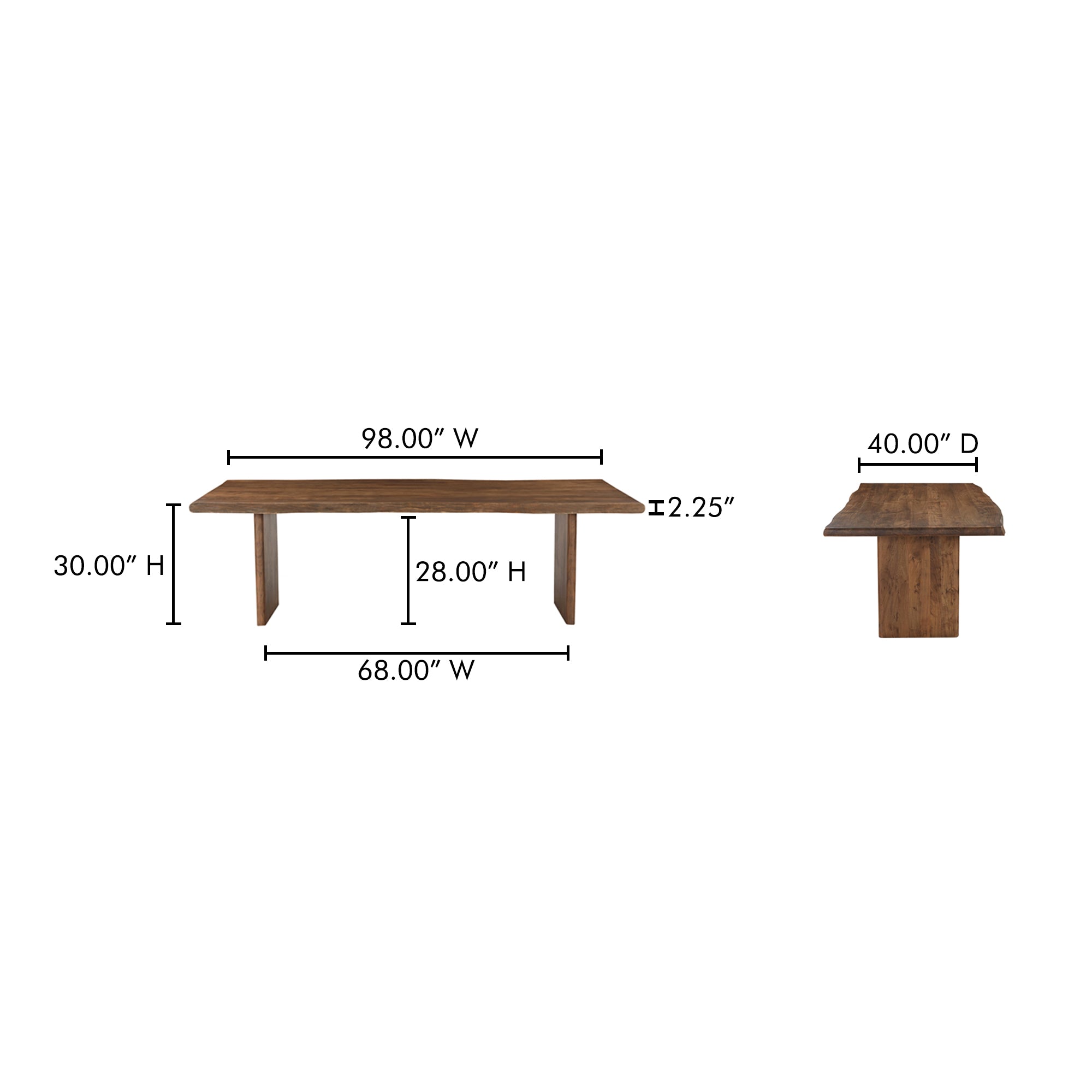Liora Dining Table FURNITURE - dining table Moe's Furniture