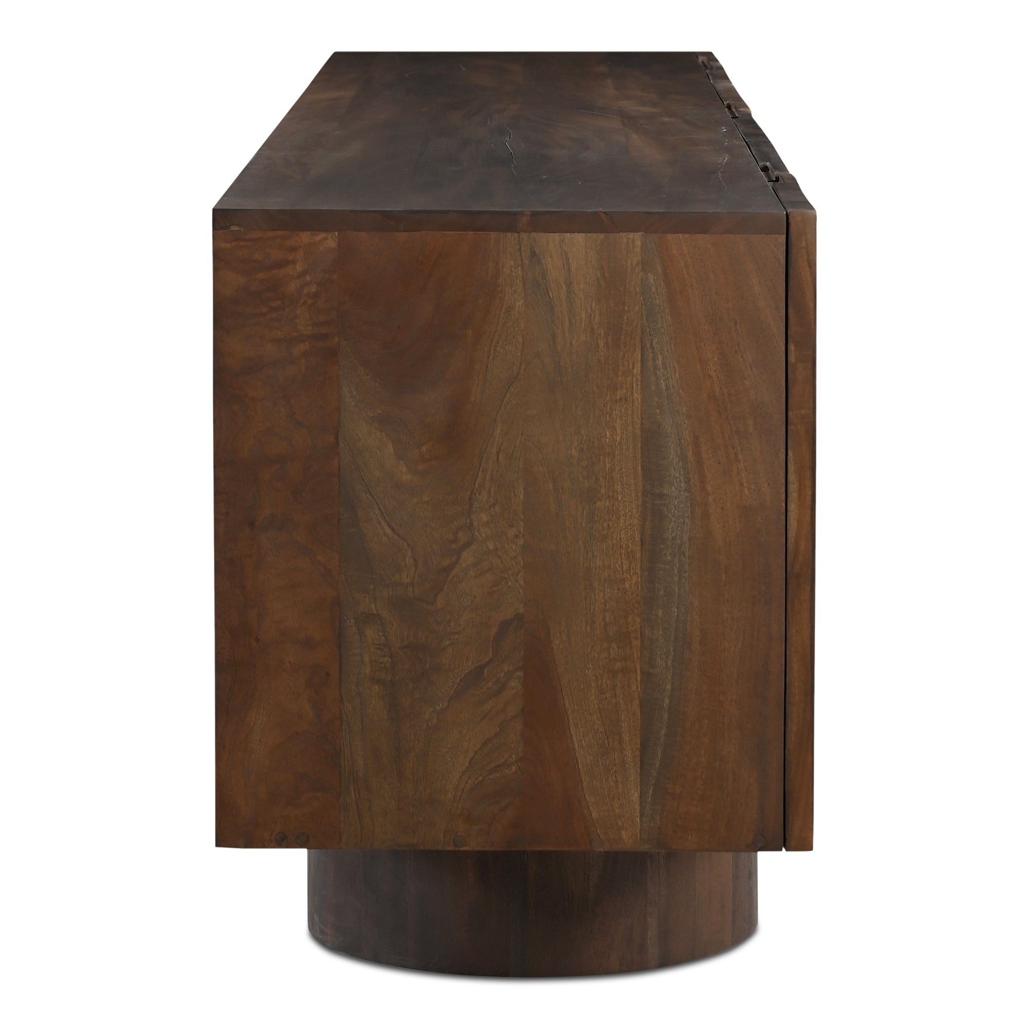 Hollis Media Unit Warm Brown Furniture - tv tables Moe's Furniture