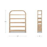 Eero Bookcase Large FURNITURE - bookshelve Moe's Furniture