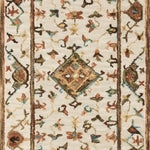Loloi Beatty Ivory / Rust Rug RUGS - wool Loloi