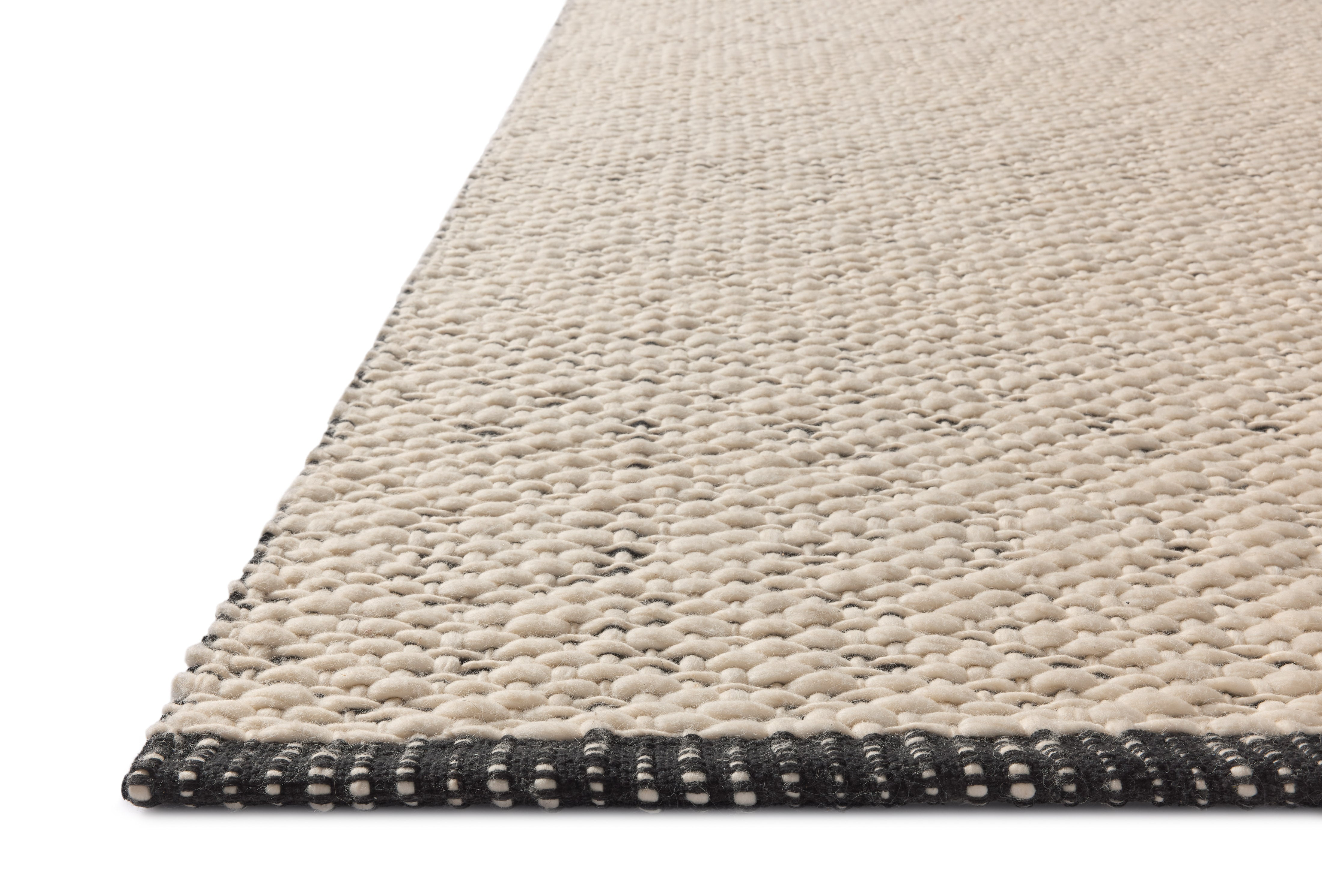 Joanna Gaines x Loloi Betty Ivory / Black Rug RUGS - wool Loloi