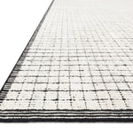 Loloi Beverly Ivory/ Black Rug 2-RUGS-patterned Loloi