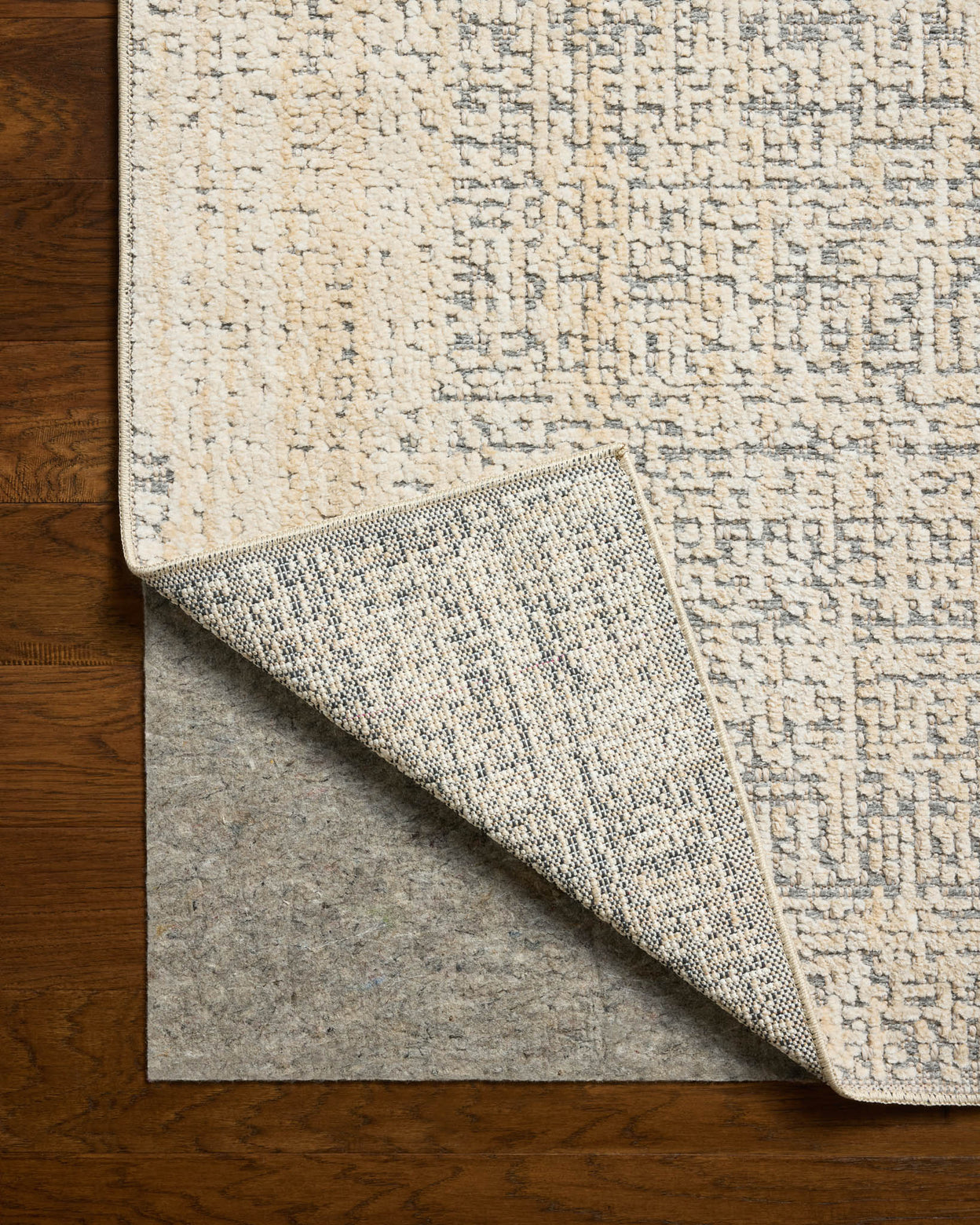 Amber Lewis x Loloi Bexley Natural / Slate Rug RUGS - synthetic Loloi