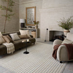 Amber Lewis x Loloi Bexley Slate / Natural Rug RUGS - synthetic Loloi