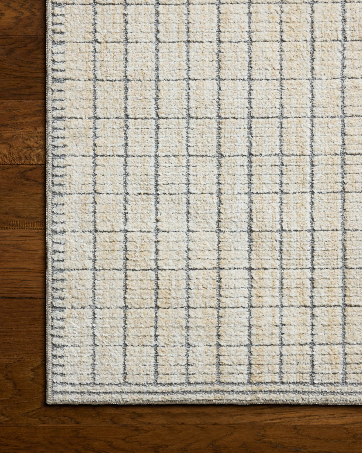 Amber Lewis x Loloi Bexley Slate / Natural Rug RUGS - synthetic Loloi
