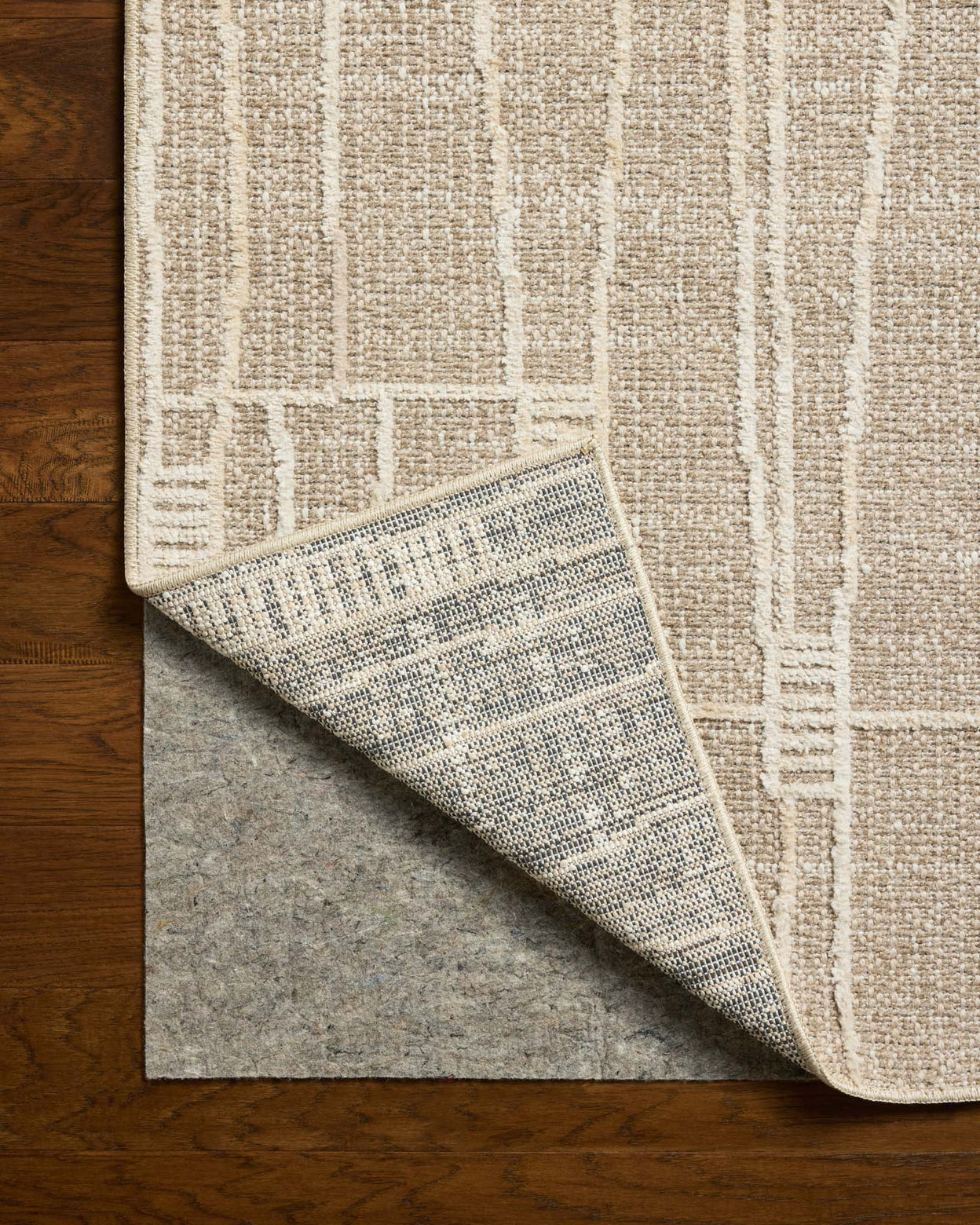 Amber Lewis x Loloi Bexley Mushroom / Natural Rug RUGS - synthetic Loloi