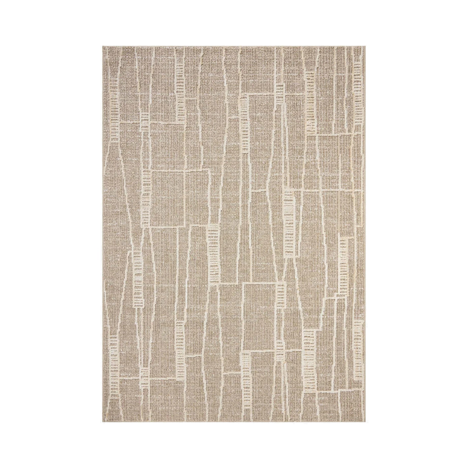 Amber Lewis x Loloi Bexley Mushroom / Natural Rug RUGS - synthetic Loloi