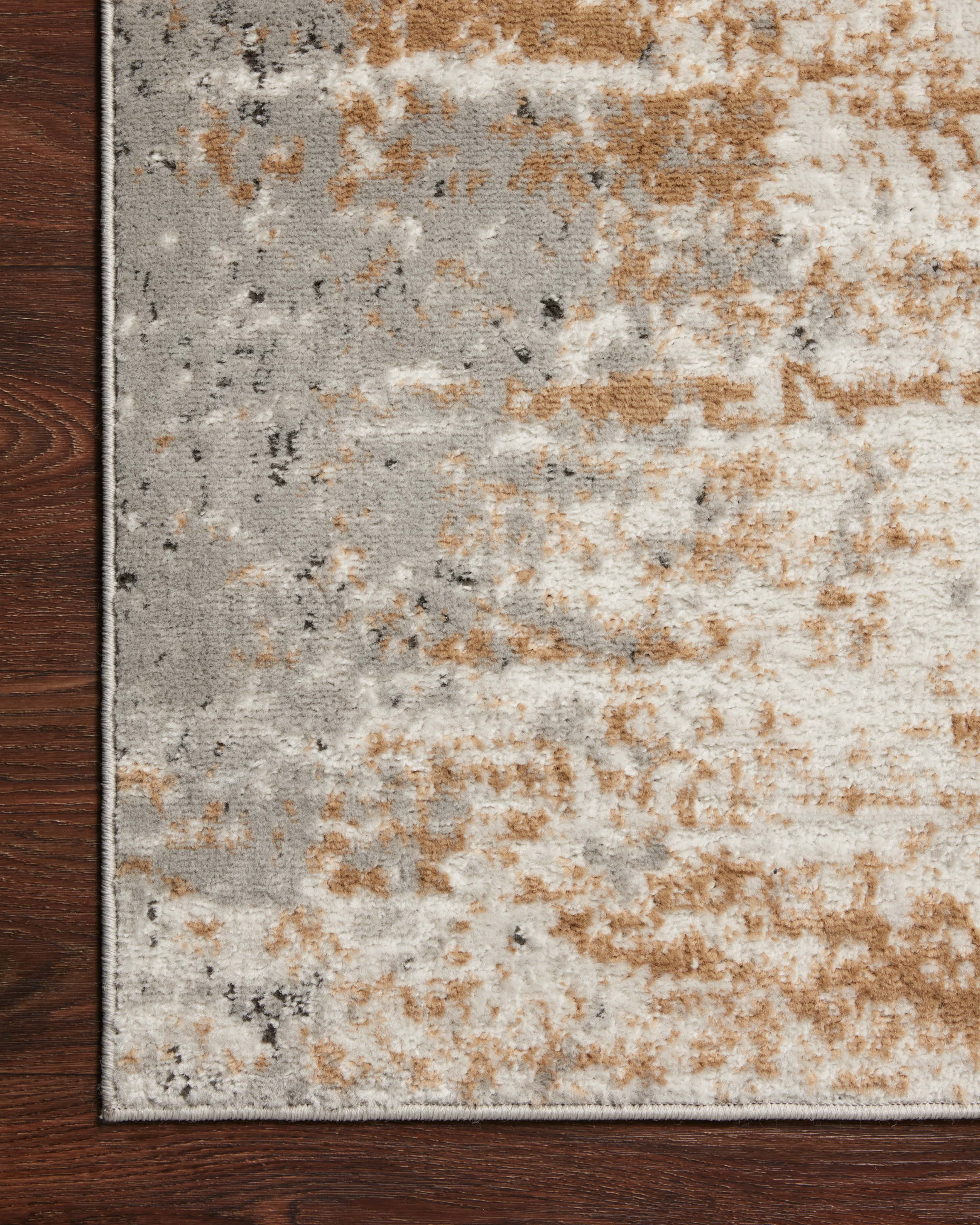 Loloi Bianca Stone / Gold Rug RUGS - synthetic Loloi