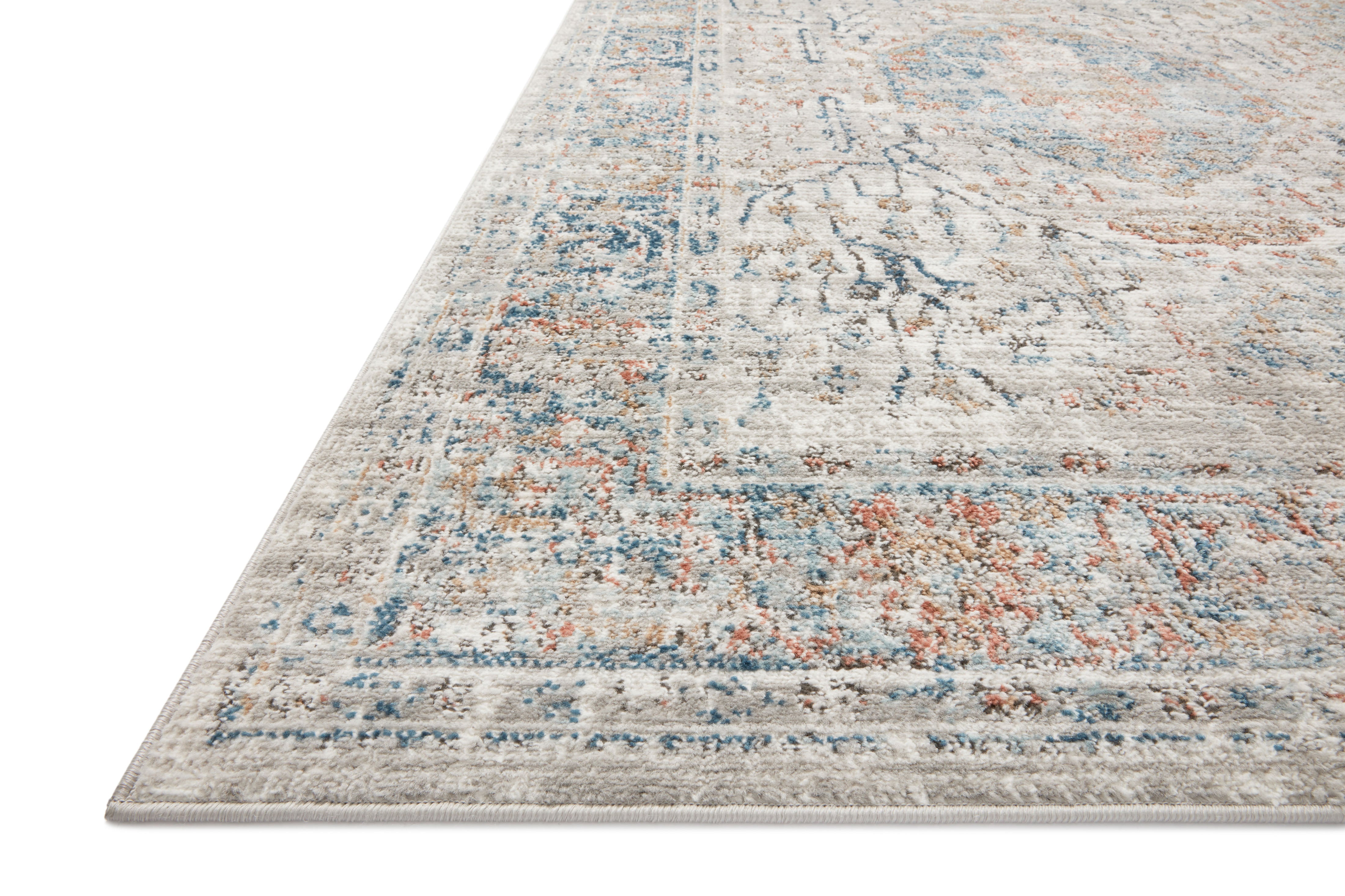Loloi Bianca Stone / Multi Rug RUGS - synthetic Loloi