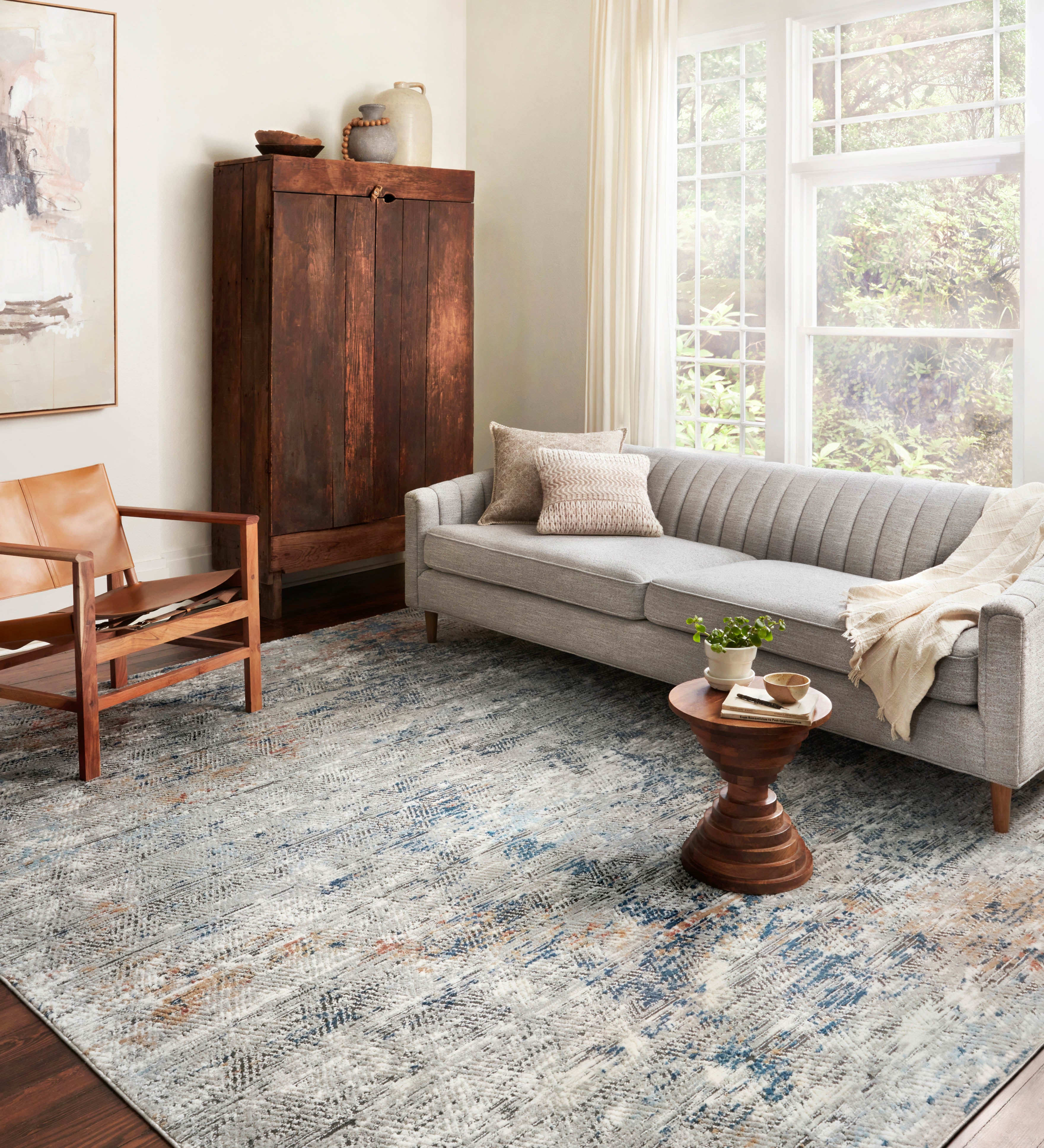 Loloi Bianca Grey / Multi Rug