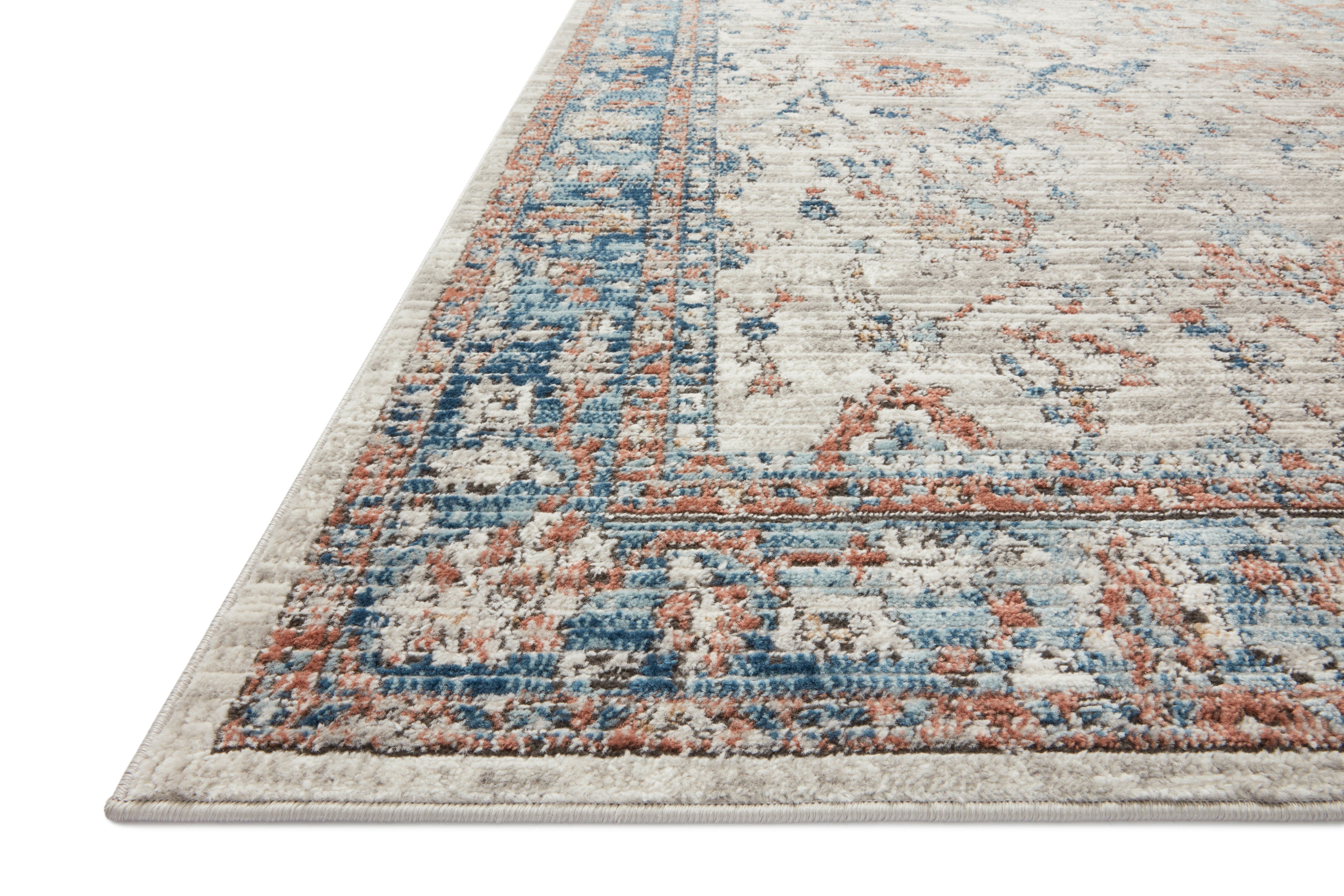 Loloi Bianca Dove / Multi Rug RUGS - synthetic Loloi