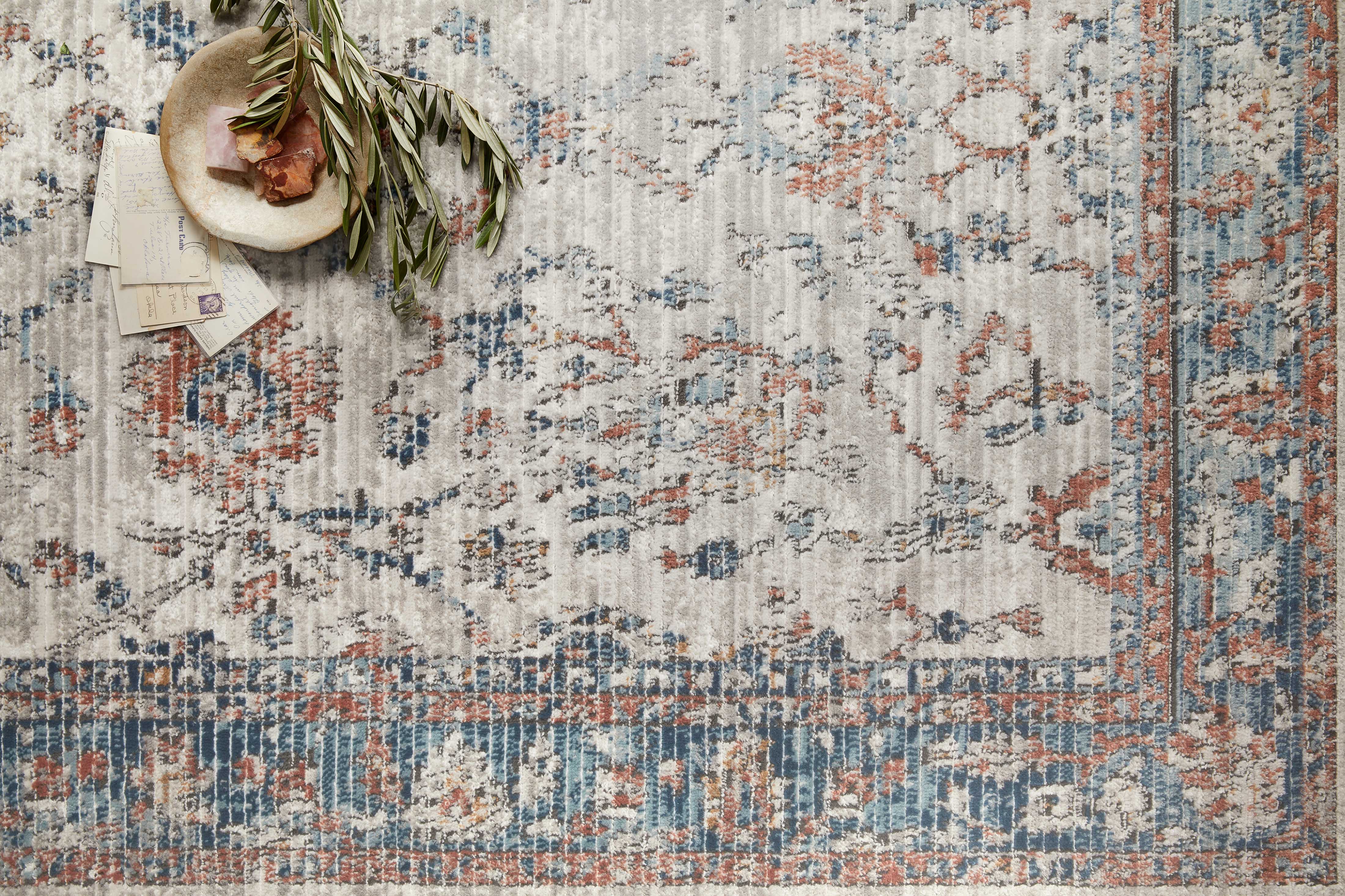 Loloi Bianca Dove / Multi Rug RUGS - synthetic Loloi