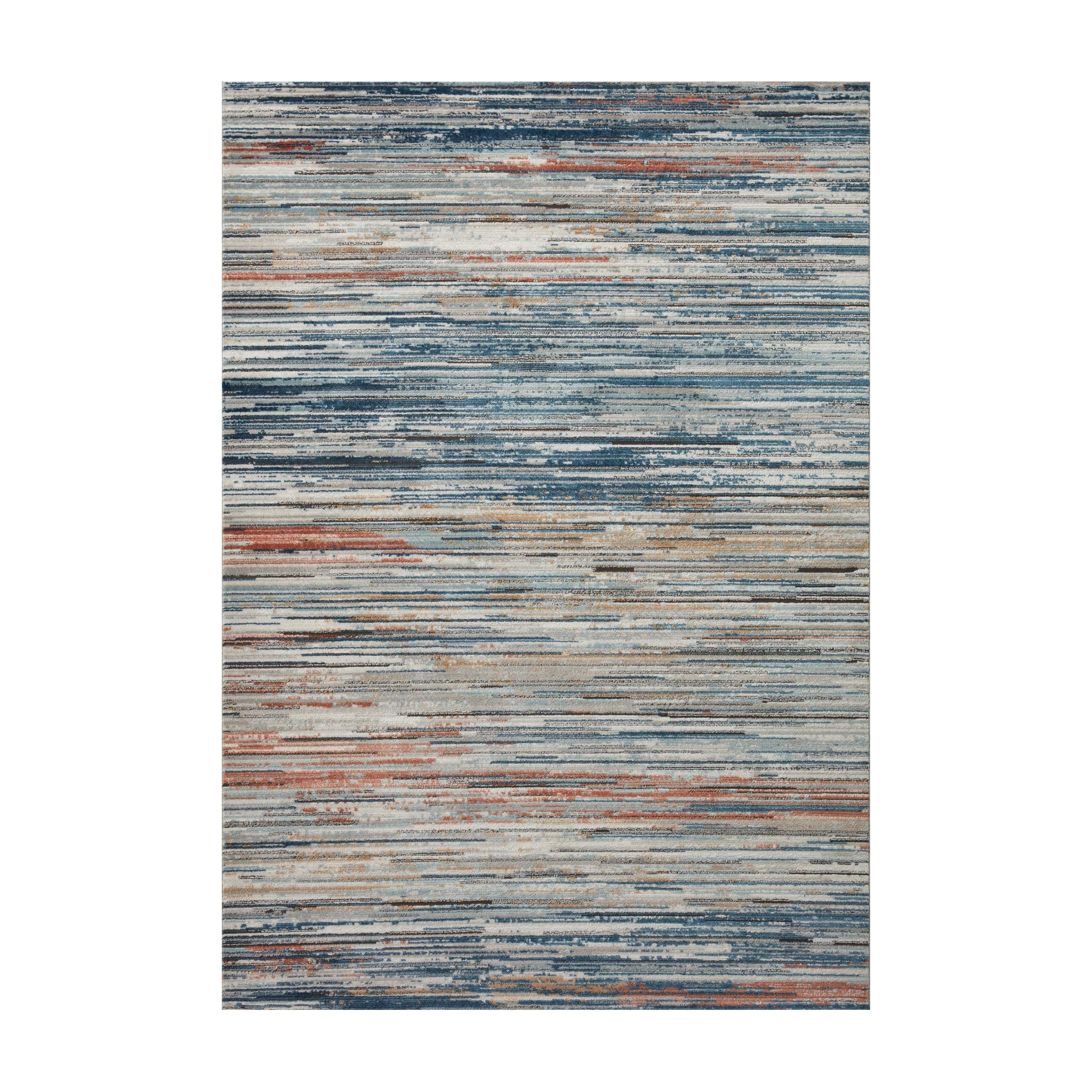 Loloi Bianca Pebble / Multi Rug, 18" x 18"
