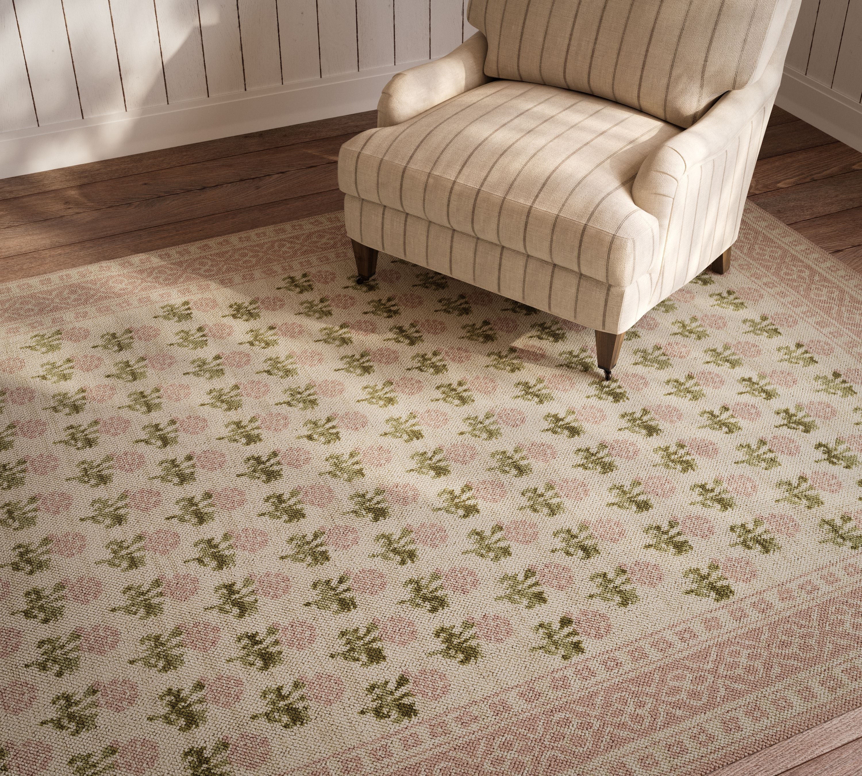 Bellbury Block Print Rug RUGS - wool Momeni