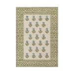 Bellbury Block Print Rug RUGS - wool Momeni Green 2' x 3'