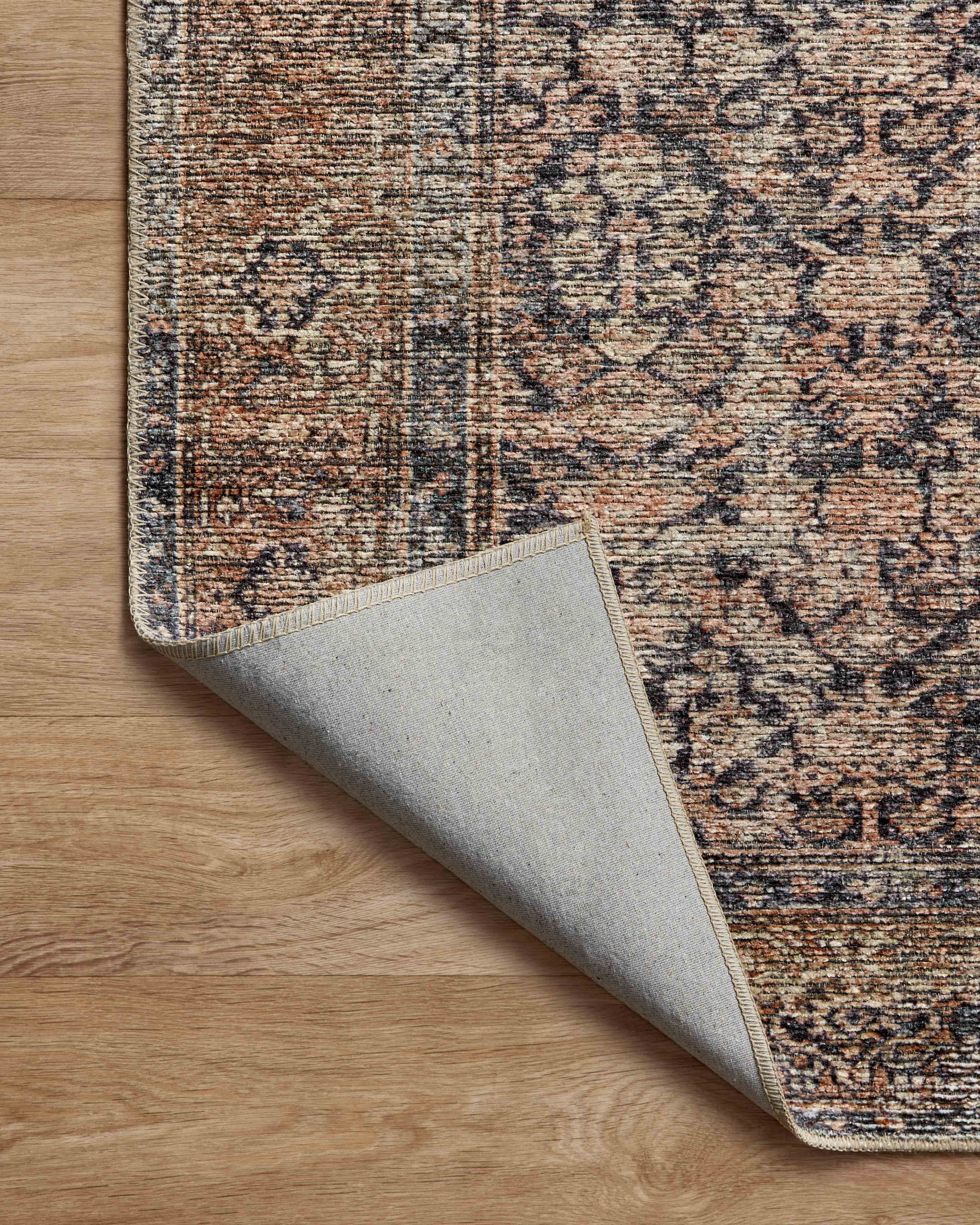 Amber Lewis x Loloi Billie Ink / Salmon Rug 0-patterned rugs Loloi