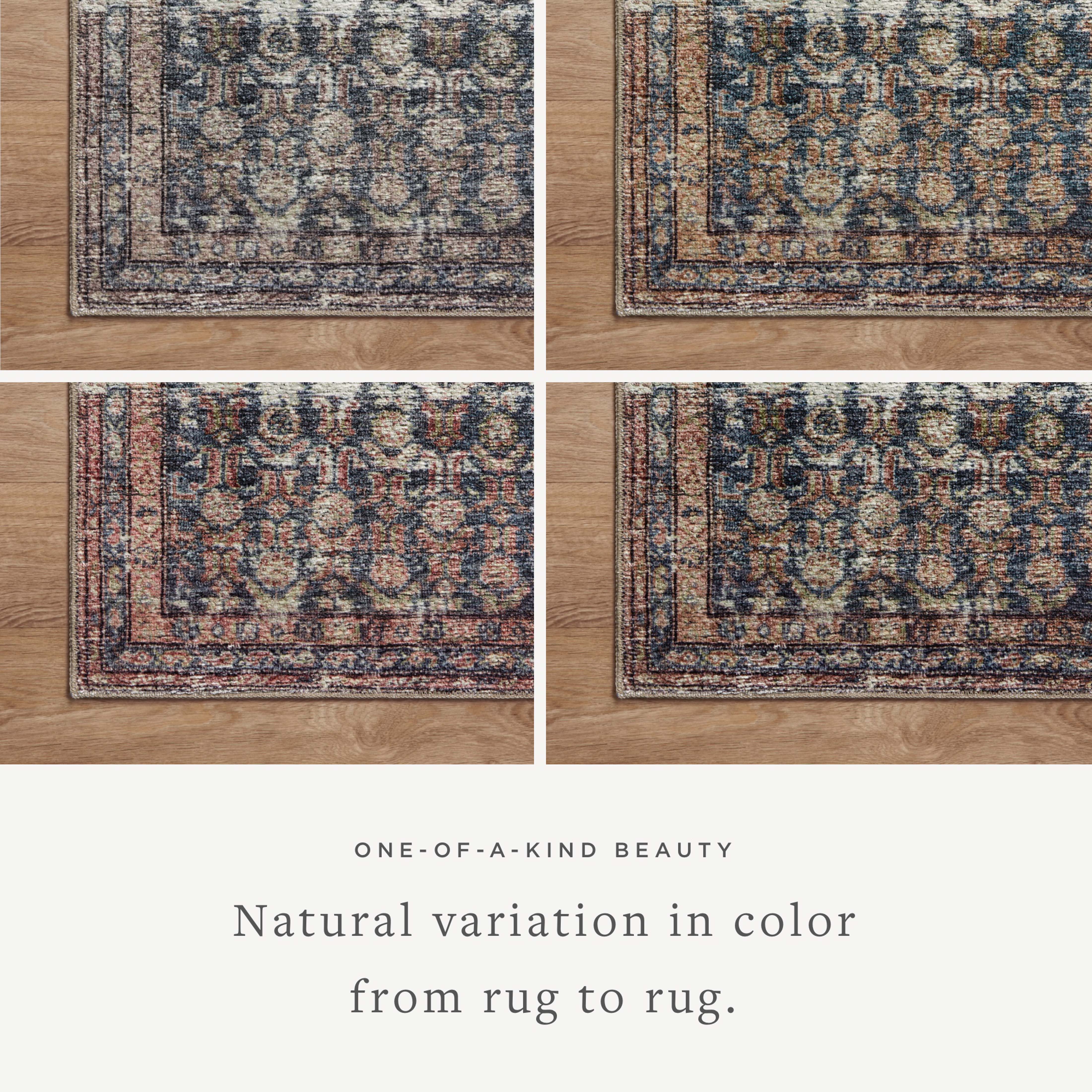 Amber Lewis x Loloi Billie Ocean / Brick Rug 0-patterned rugs Loloi