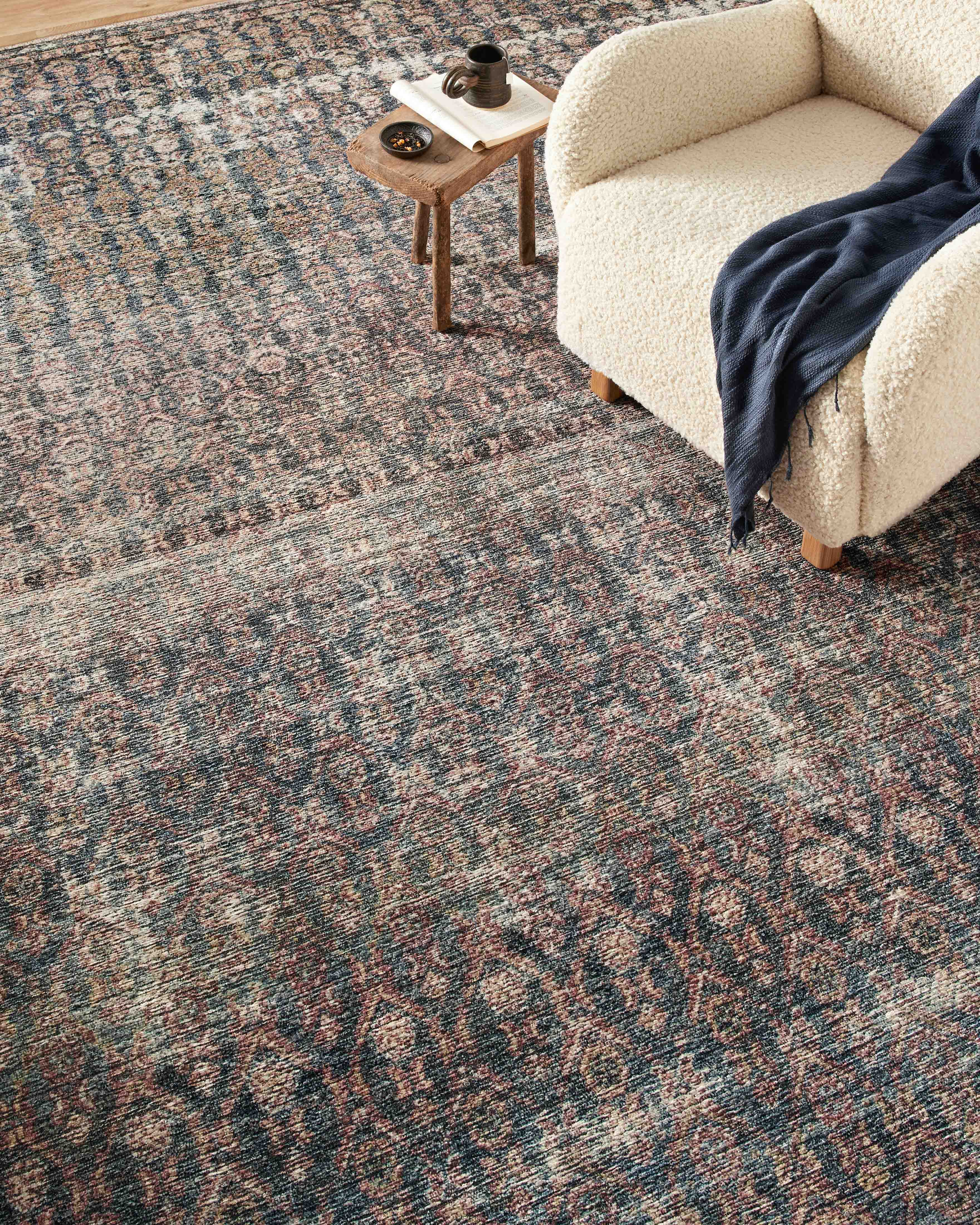 Amber Lewis x Loloi Billie Ocean / Brick Rug 0-patterned rugs Loloi