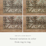 Amber Lewis x Loloi Billie Clay / Sage Rug 0-patterned rugs Loloi