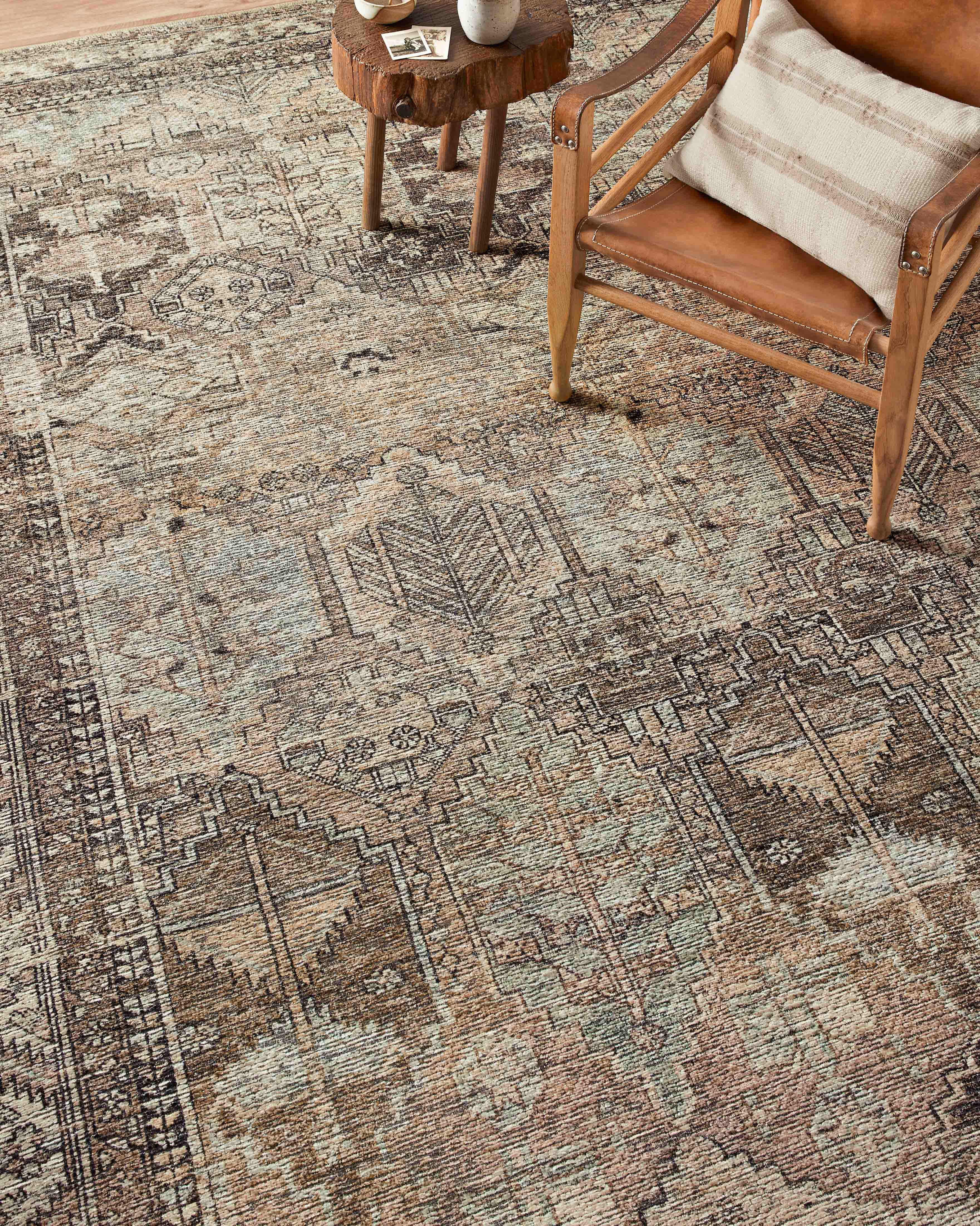 Amber Lewis x Loloi Billie Clay / Sage Rug 0-patterned rugs Loloi