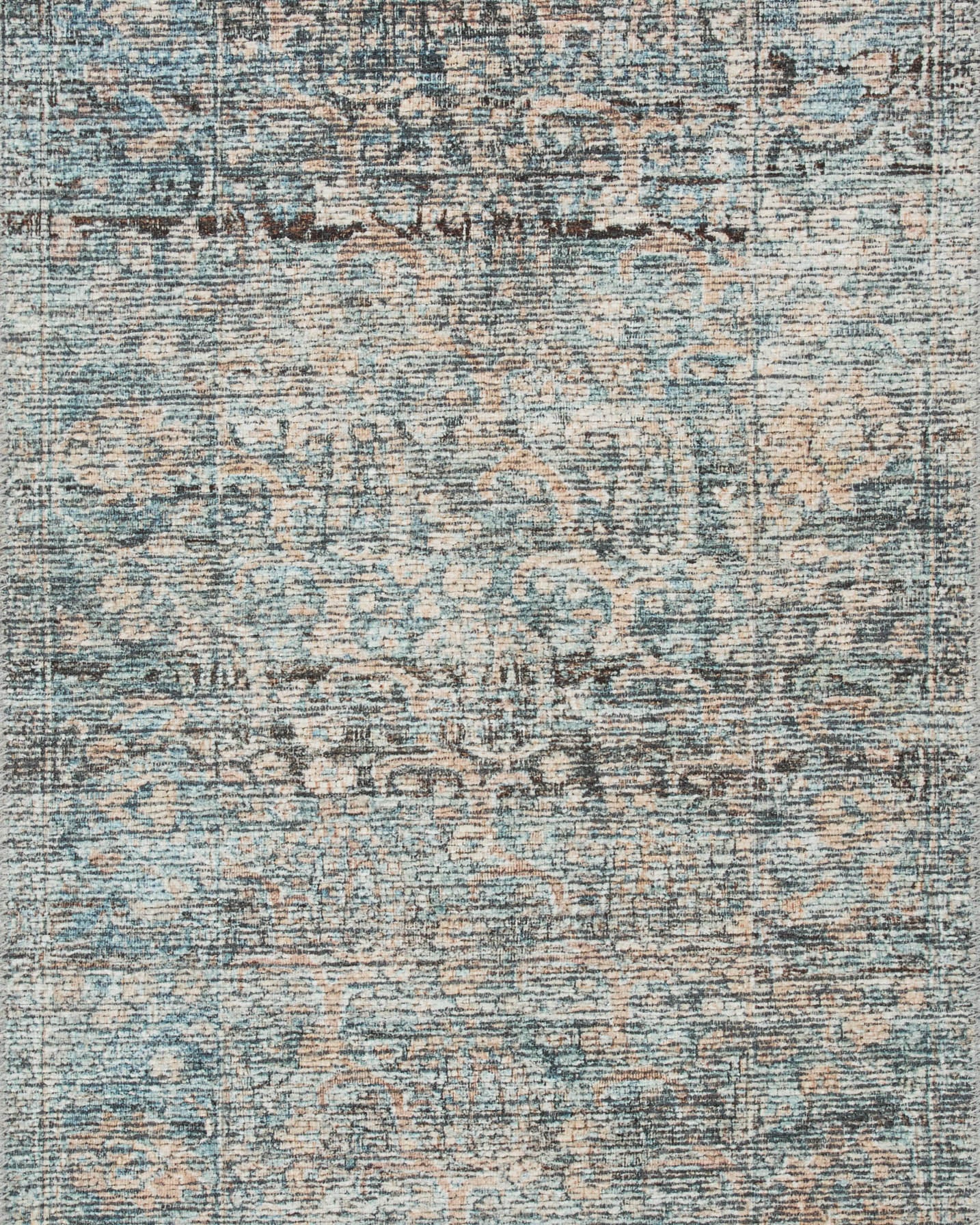Amber Lewis x Loloi Billie Denim / Blush Rug 0-patterned rugs Loloi