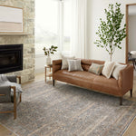 Angela Rose x Loloi Blake Ocean/ Mocha Rug 0-RUGS Loloi