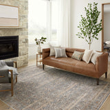Angela Rose x Loloi Blake Ocean/ Mocha Rug 0-RUGS Loloi