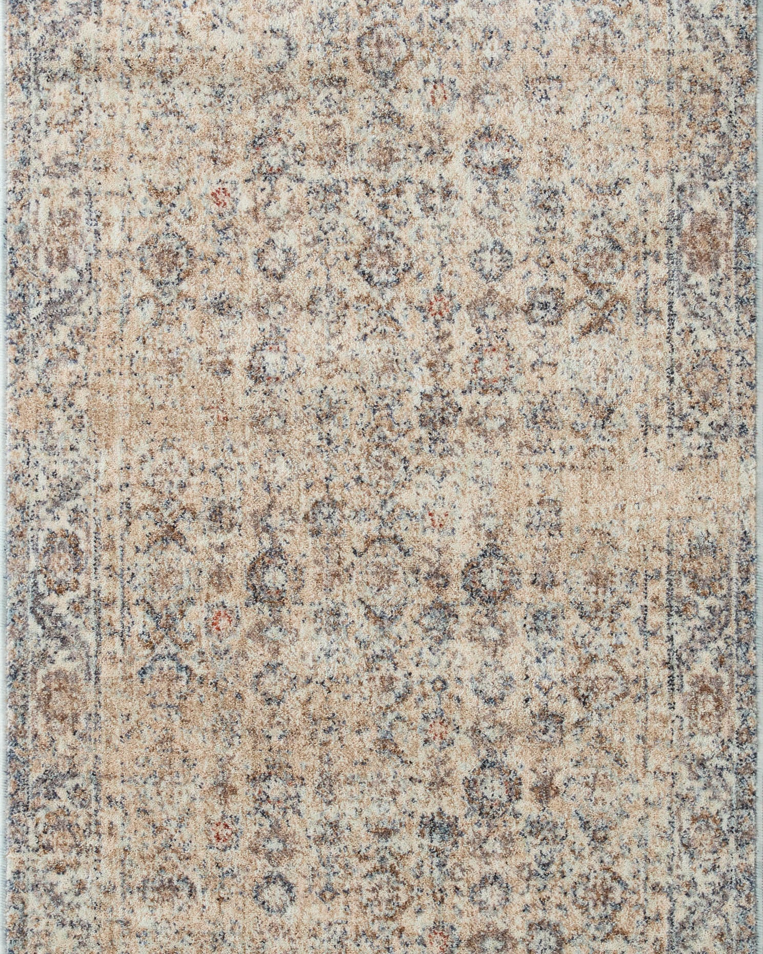 Angela Rose x Loloi Blake Beige/ Denim Rug 0-RUGS Loloi