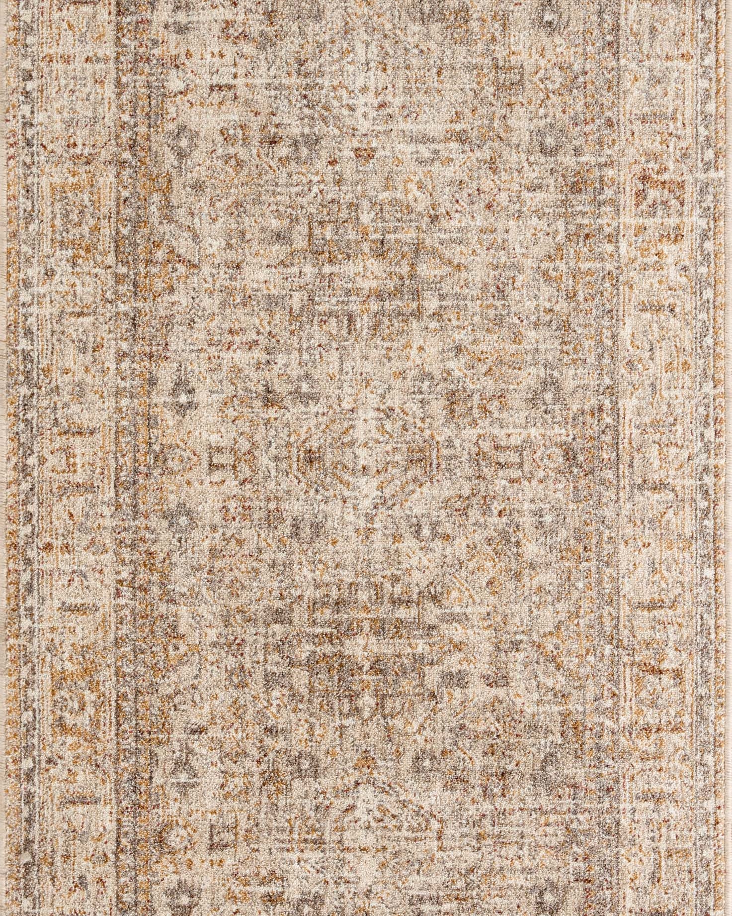 Angela Rose x Loloi Blake Oatmeal/ Spice Rug 0-RUGS Loloi