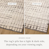 Jeremiah Brent x Loloi Bleecker Ivory / Charcoal Rug RUGS-geometric Loloi