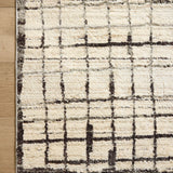 Jeremiah Brent x Loloi Bleecker Ivory / Charcoal Rug RUGS-geometric Loloi