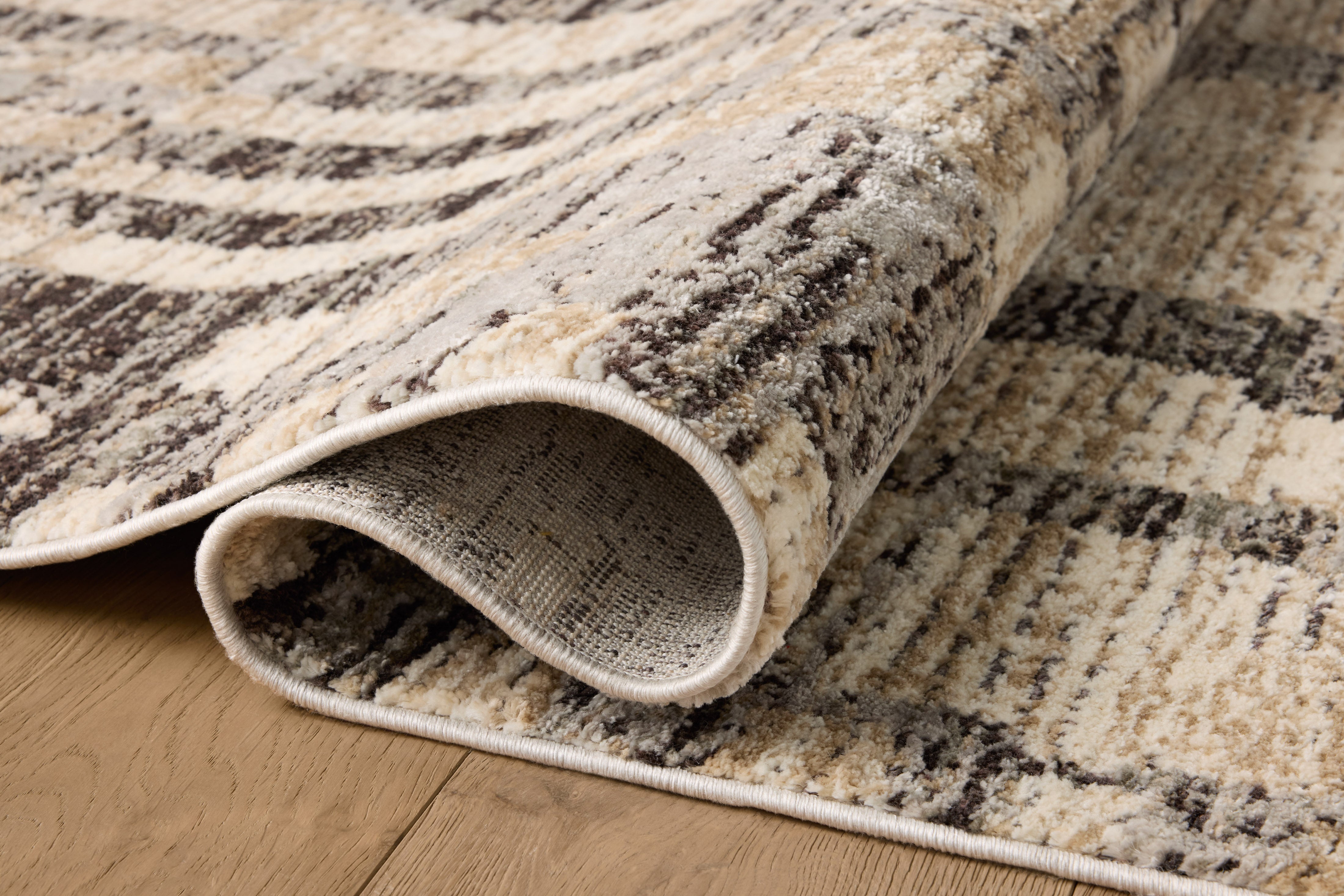 Jeremiah Brent x Loloi Bleecker Beige / Stone Rug RUGS-geometric Loloi