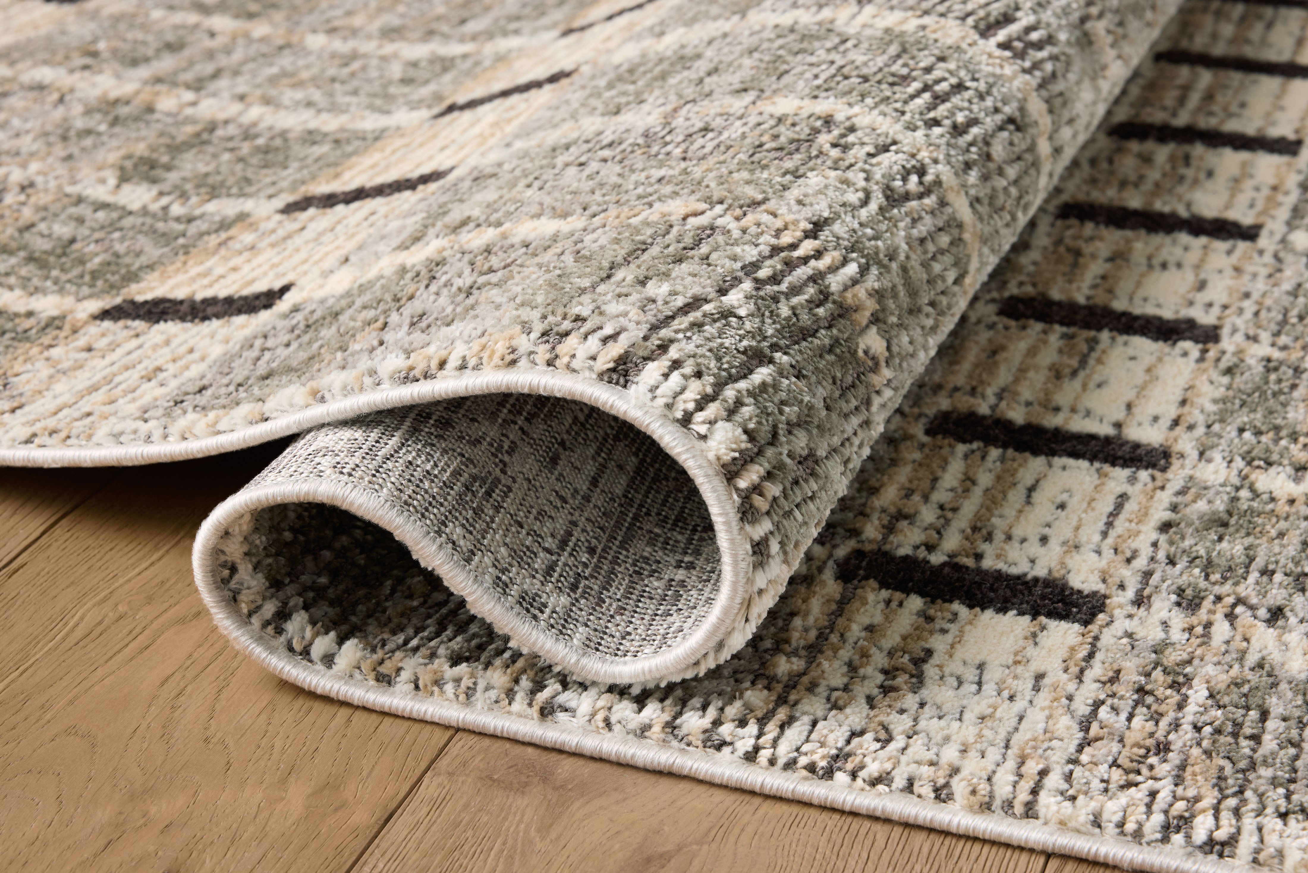 Jeremiah Brent x Loloi Bleecker Sage / Granite Rug RUGS-geometric Loloi