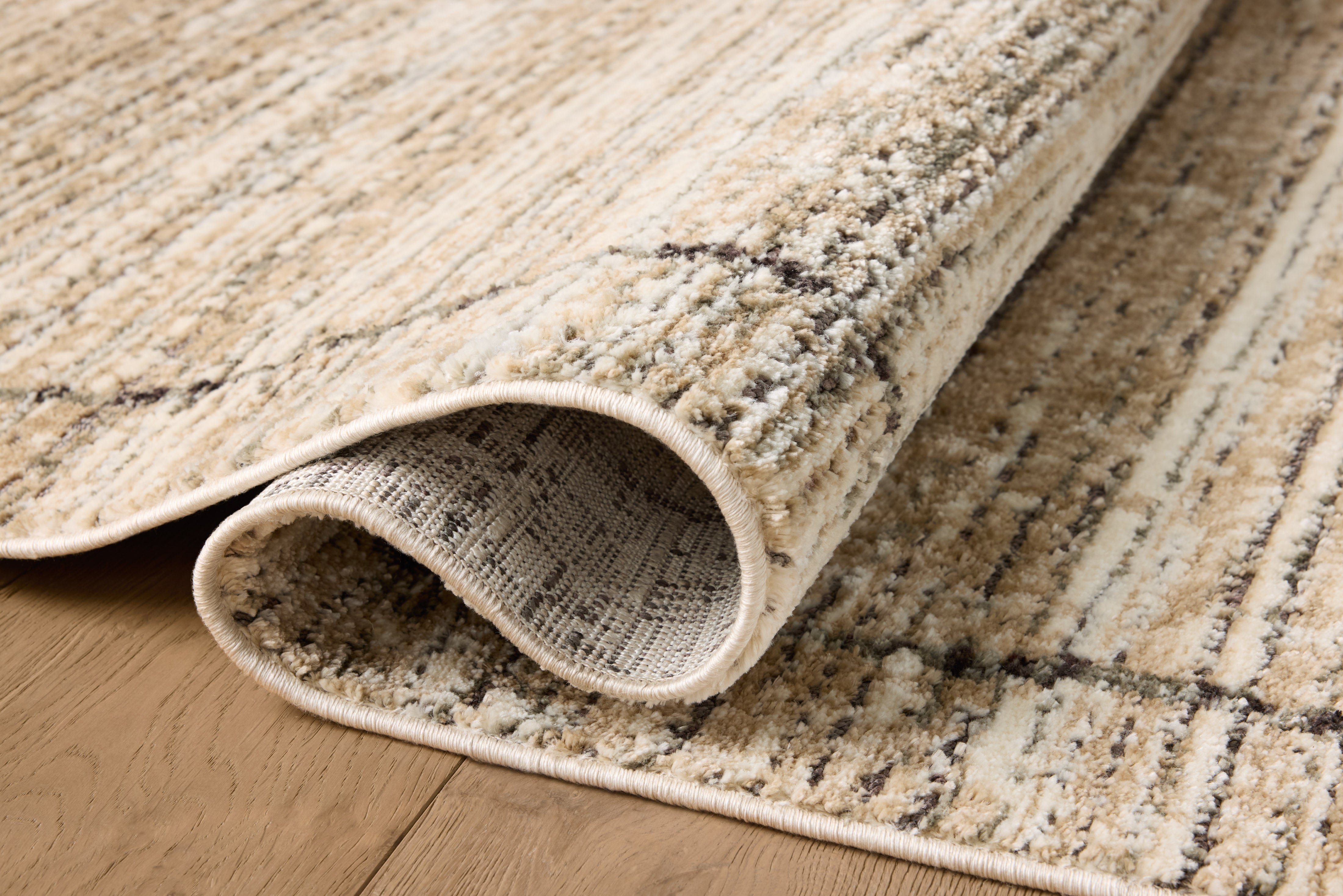Jeremiah Brent x Loloi Bleecker Natural / Charcoal Rug RUGS-geometric Loloi