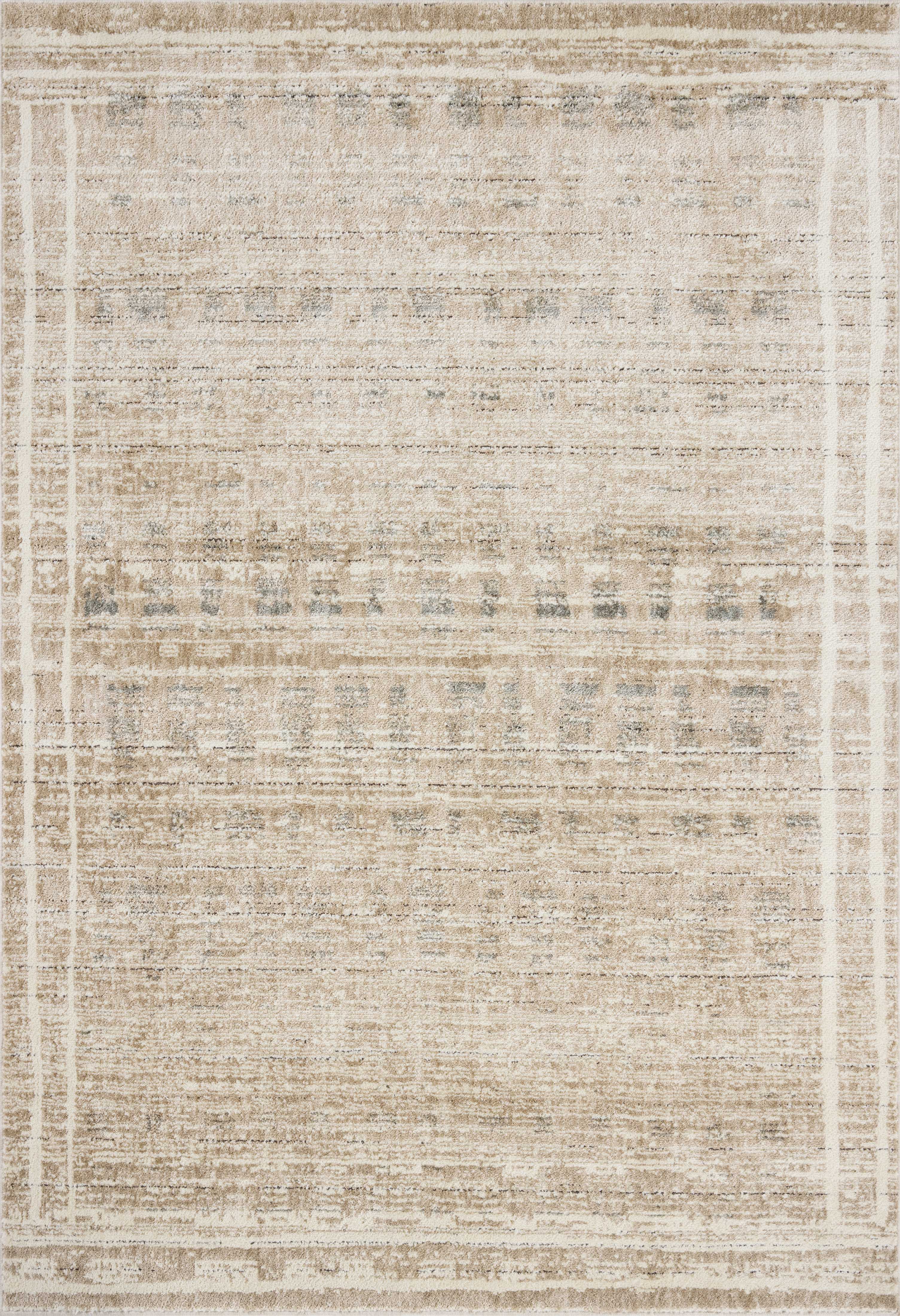 Jeremiah Brent x Loloi Bleecker Khaki / Natural Rug RUGS-geometric Loloi
