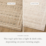 Jeremiah Brent x Loloi Bleecker Khaki / Natural Rug RUGS-geometric Loloi
