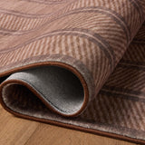 Chris Loves Julia x Loloi Bobby Camel / Plum Rug - Rug & Weave